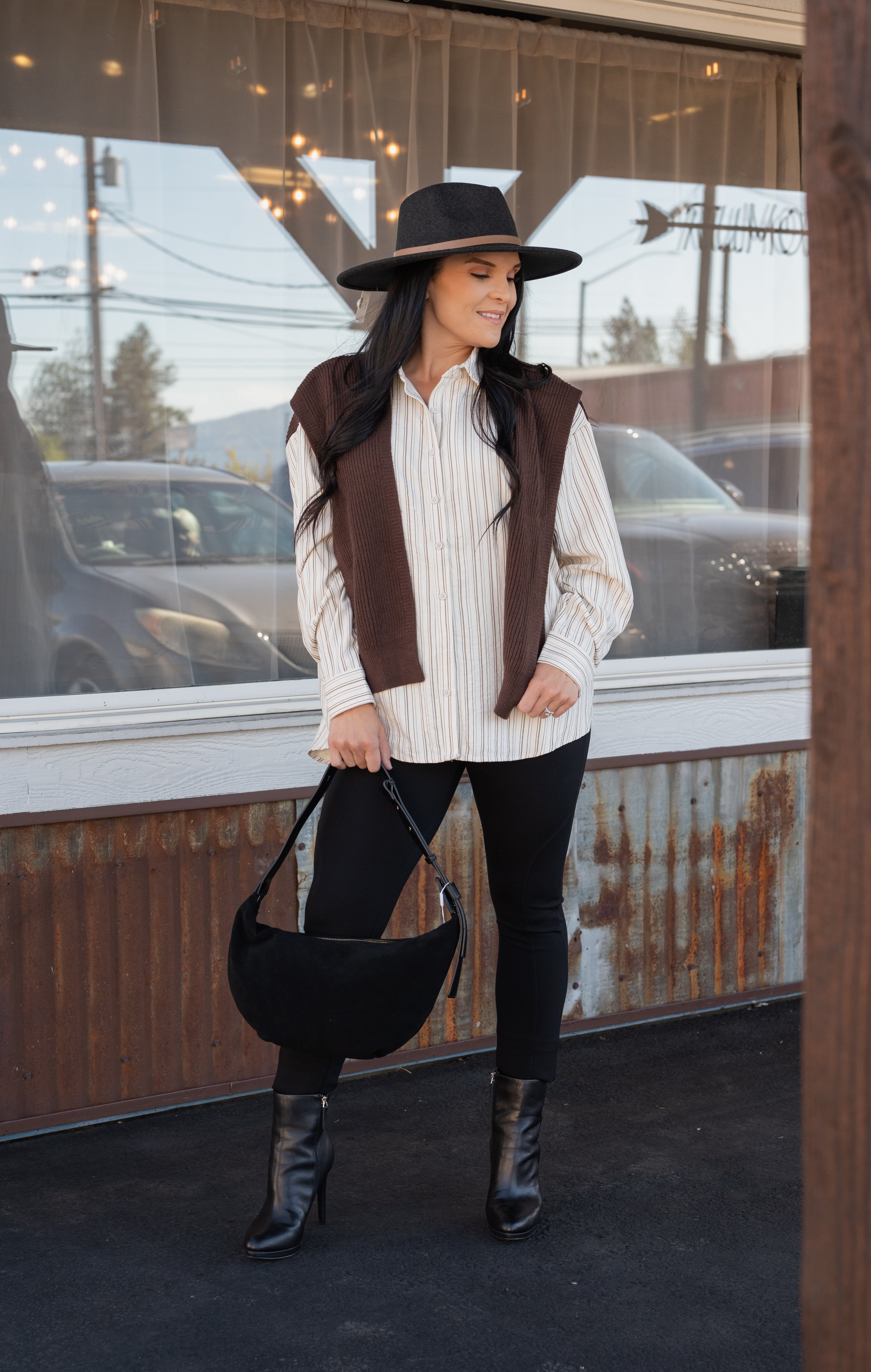 TAMSEN SHIRT SWEATER COMBO