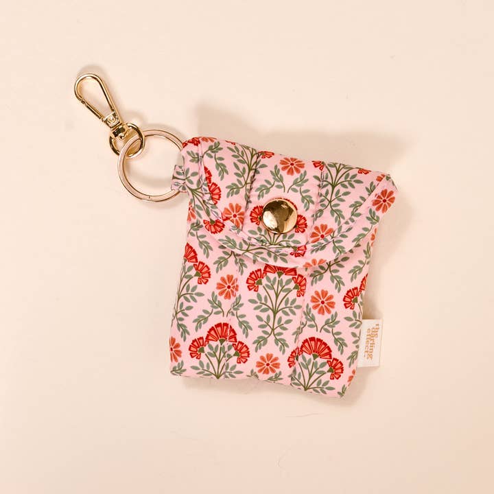 Puffy Earbud Case Keychain
