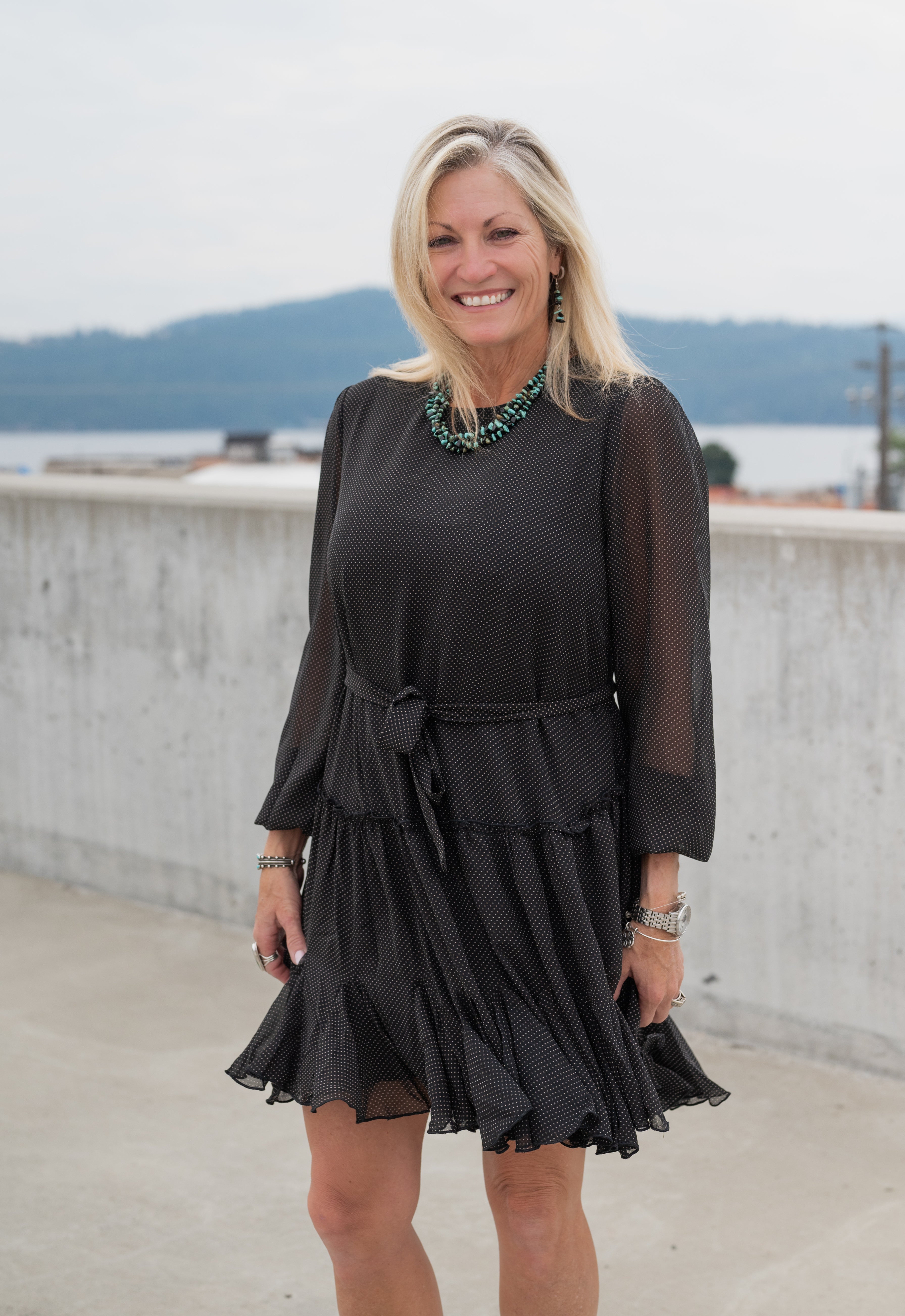 JEAN CHIFFON DRESS