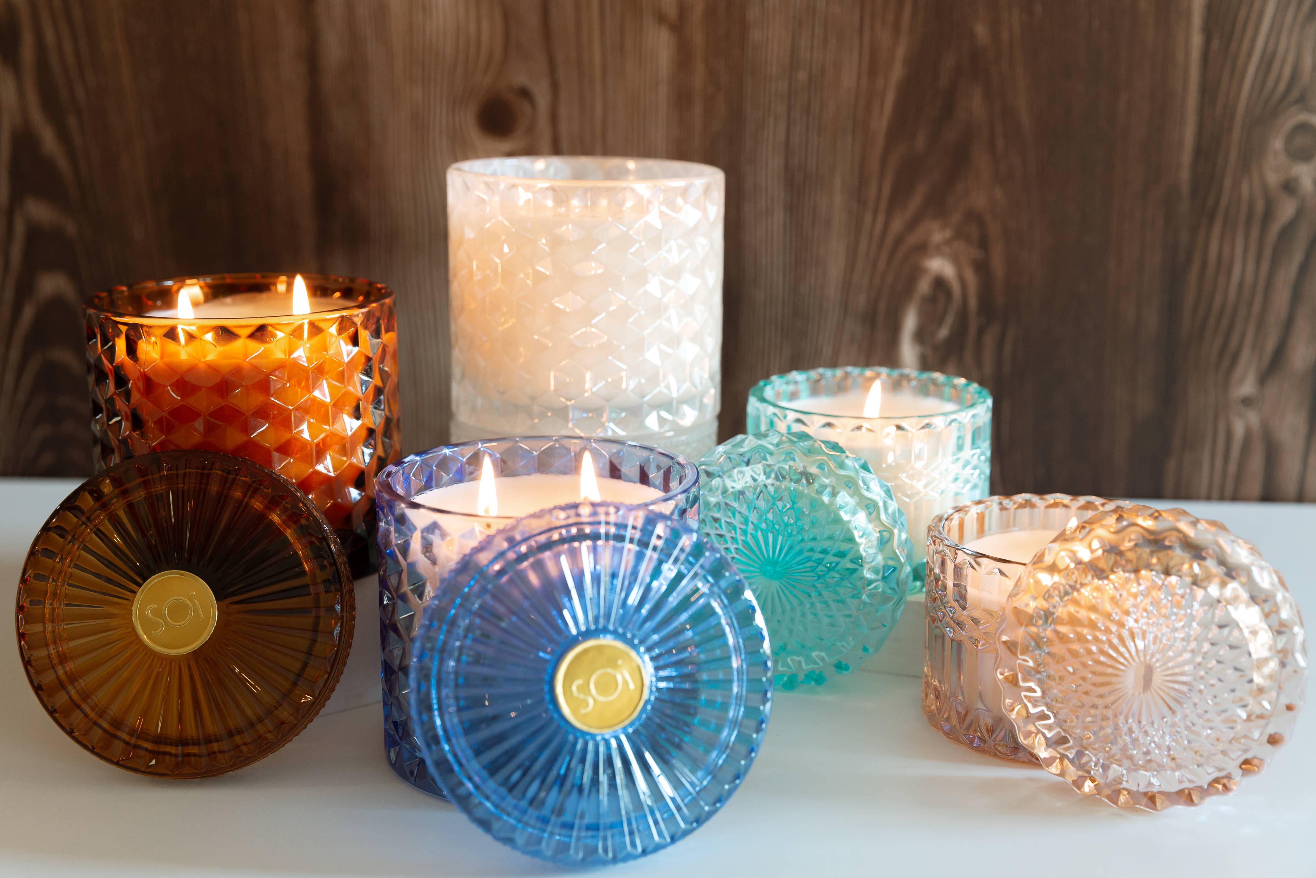 Alluring Amber  Shimmer Candle