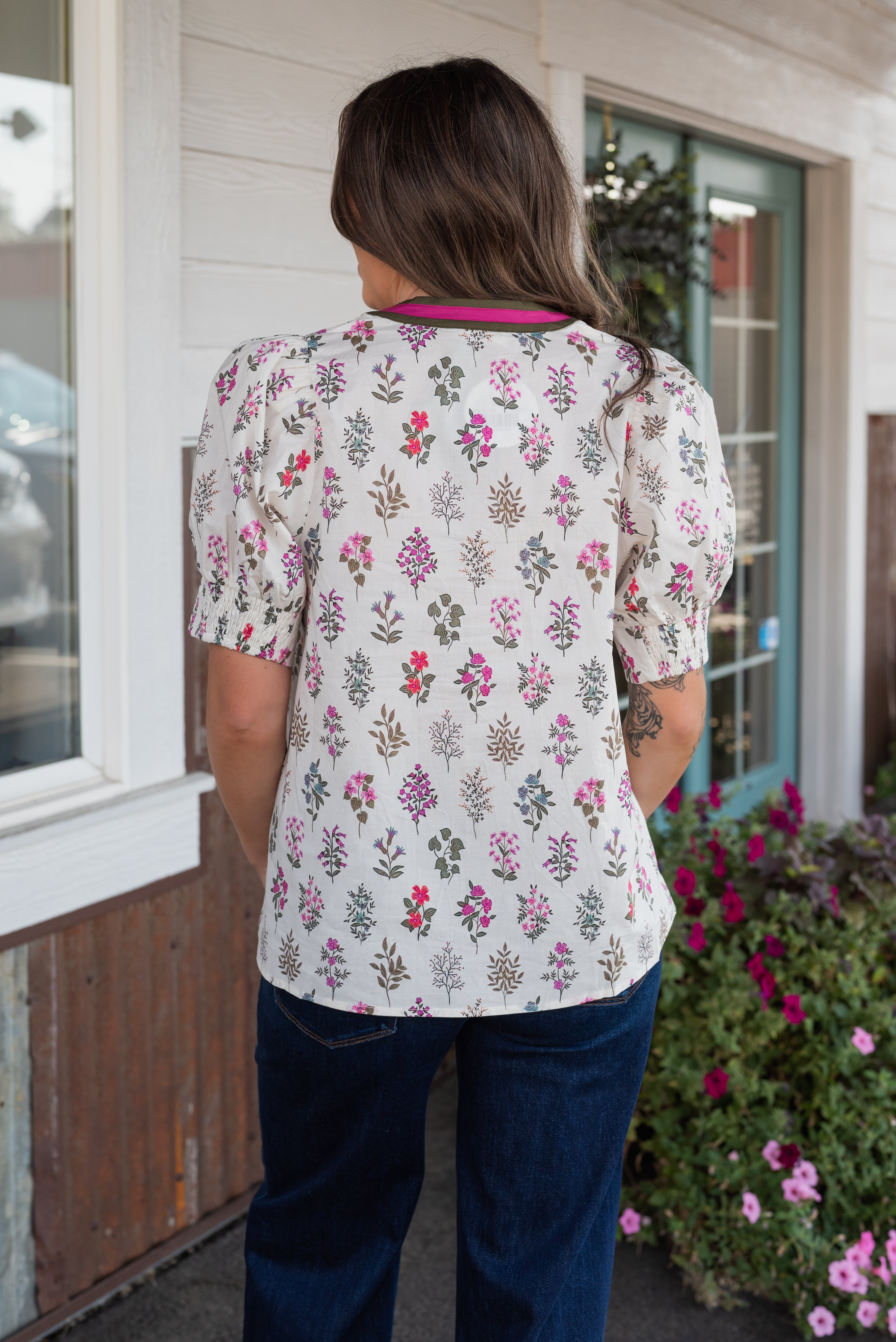 KARA FLORAL TOP