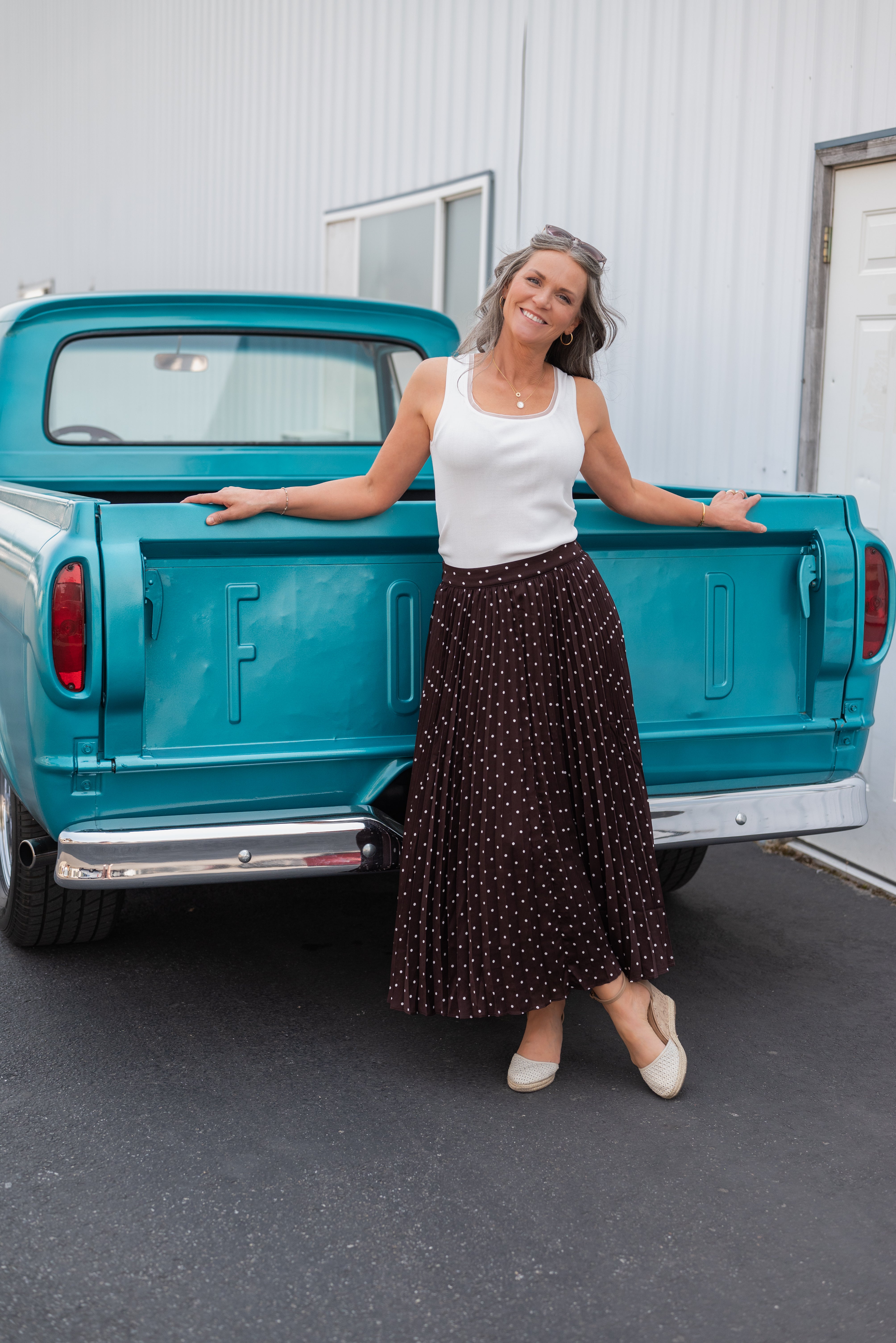 MILLY POLKA DOT SKIRT