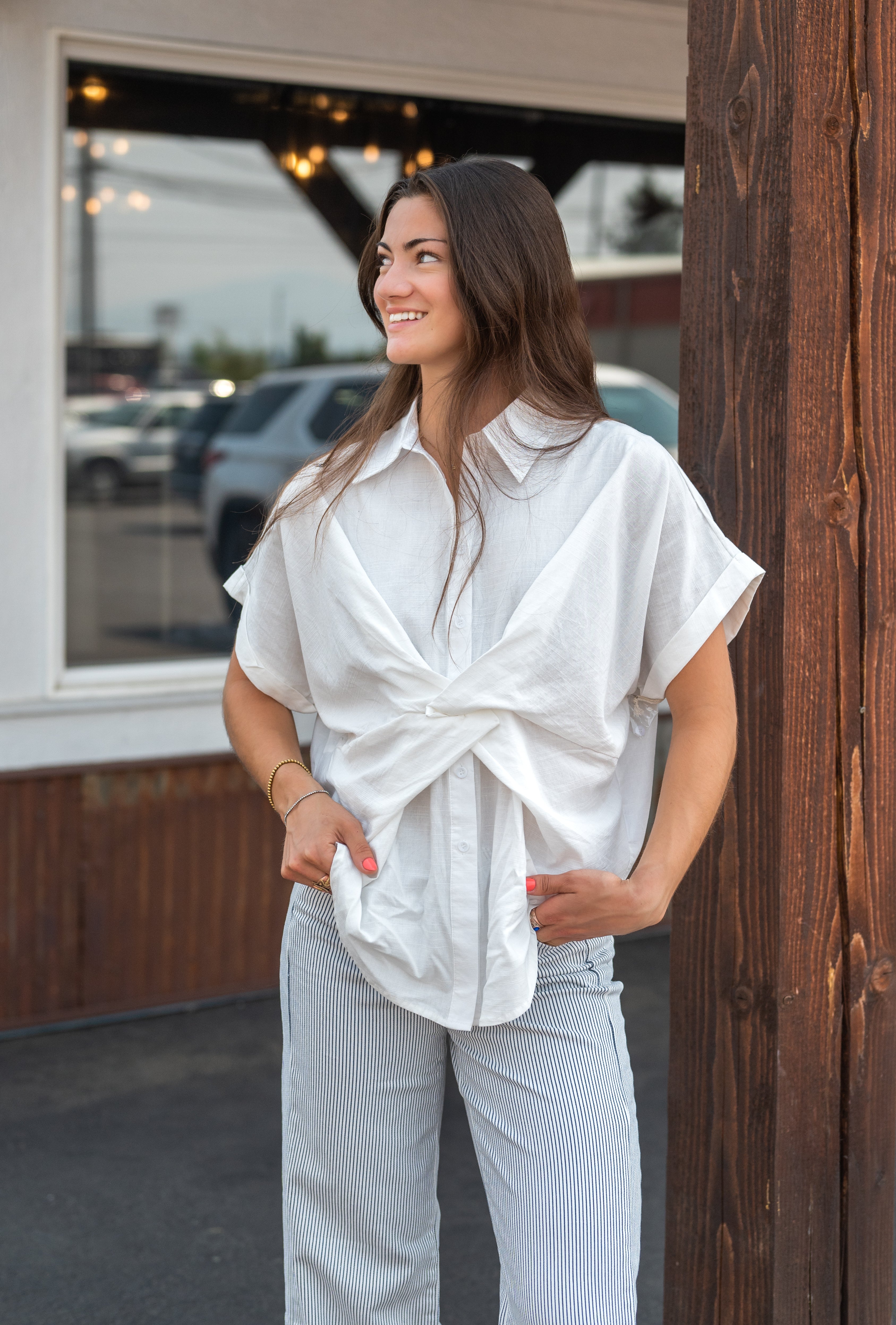 NINA TWIST BLOUSE