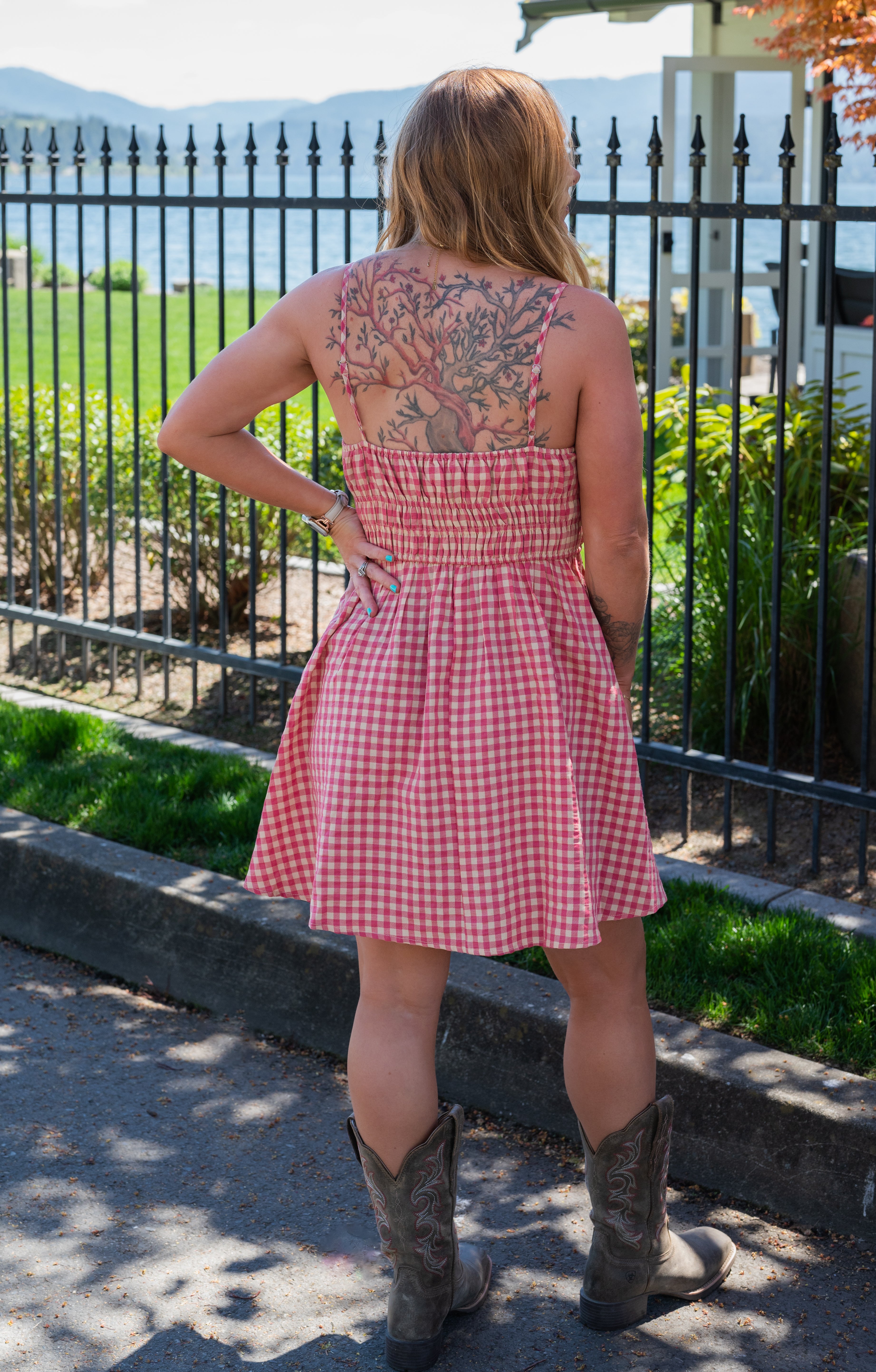 Cherry Basket Mini Dress