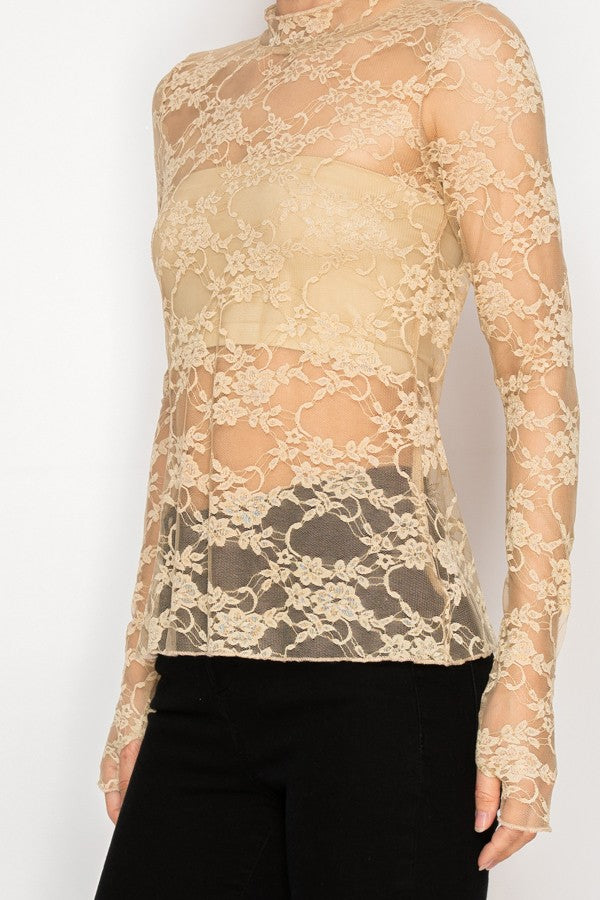 SELINA LACE TOP