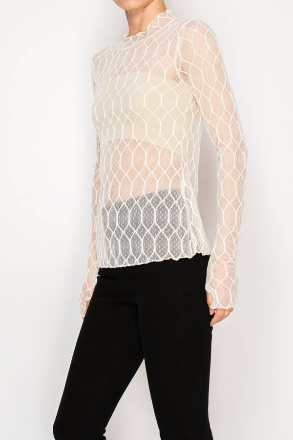 SHELBY MESH TOP