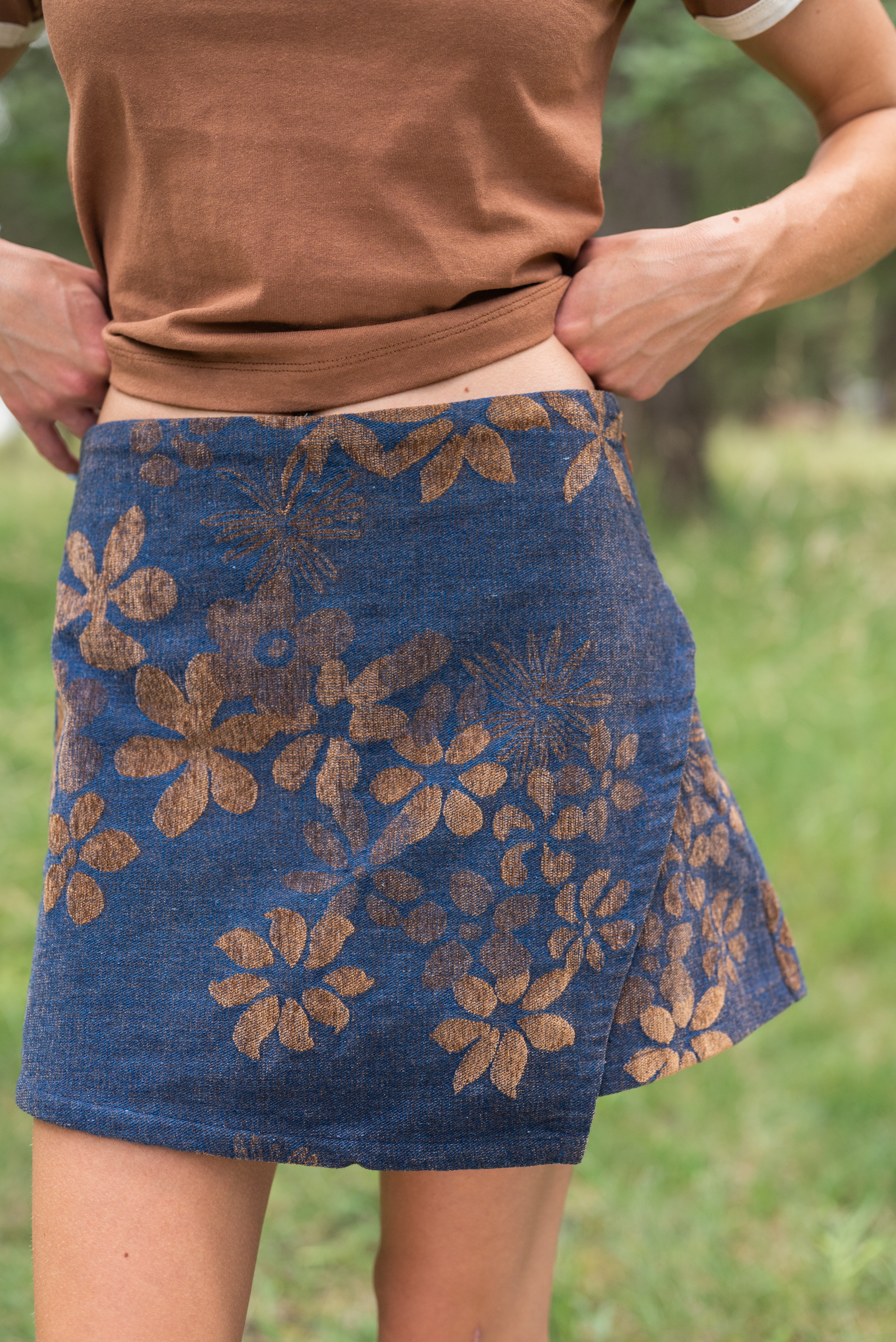 ATIYA JACQUARD SKORT