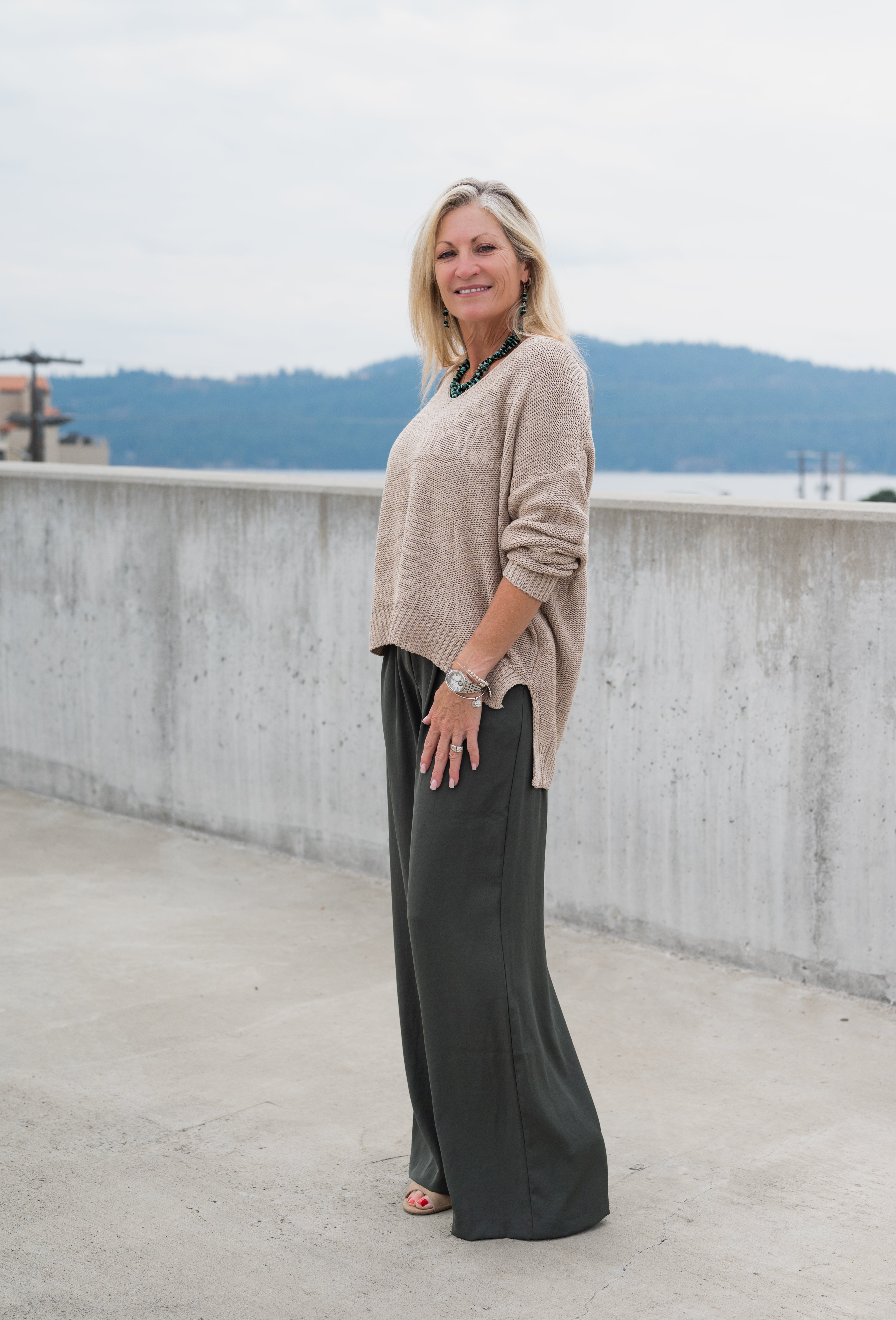 LOUELLA WIDE LEG PANTS