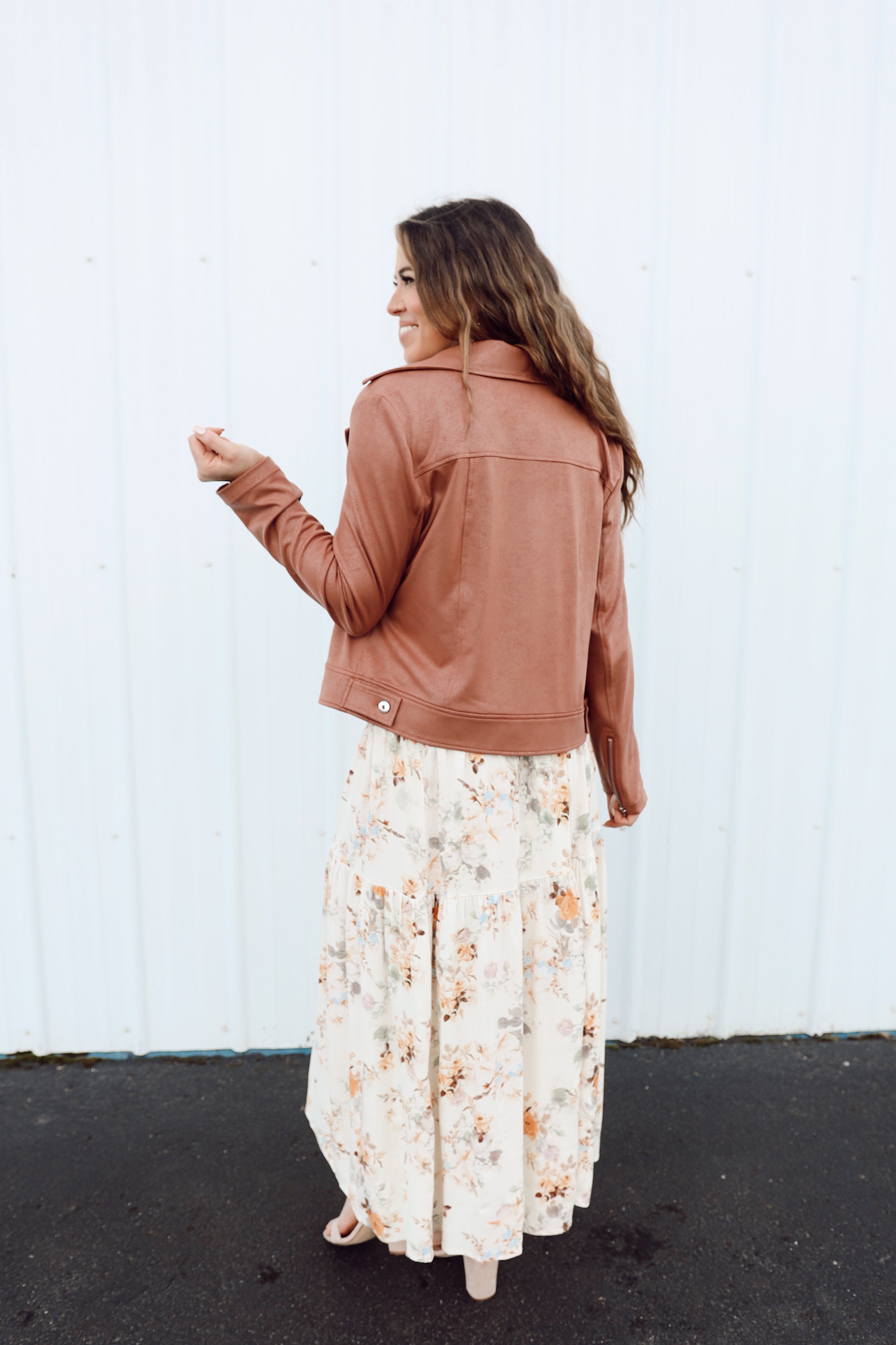 Liquid Leather™ Zip Cuff Moto Waist Jacket