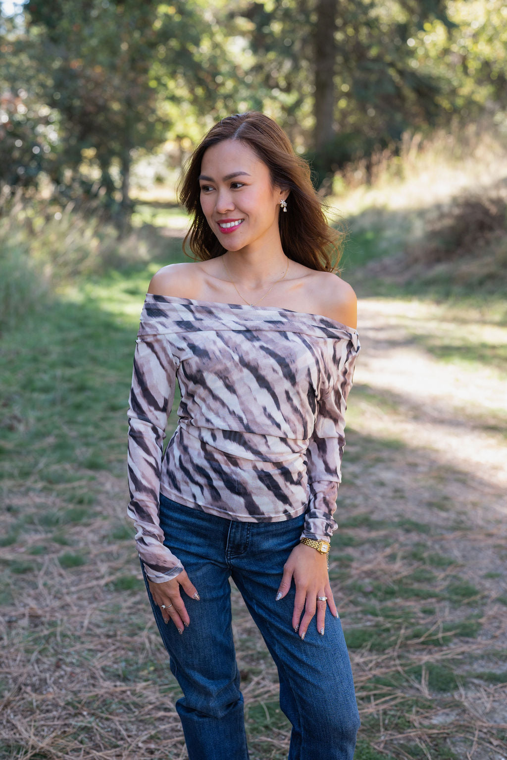 JACQUI MESH TOP