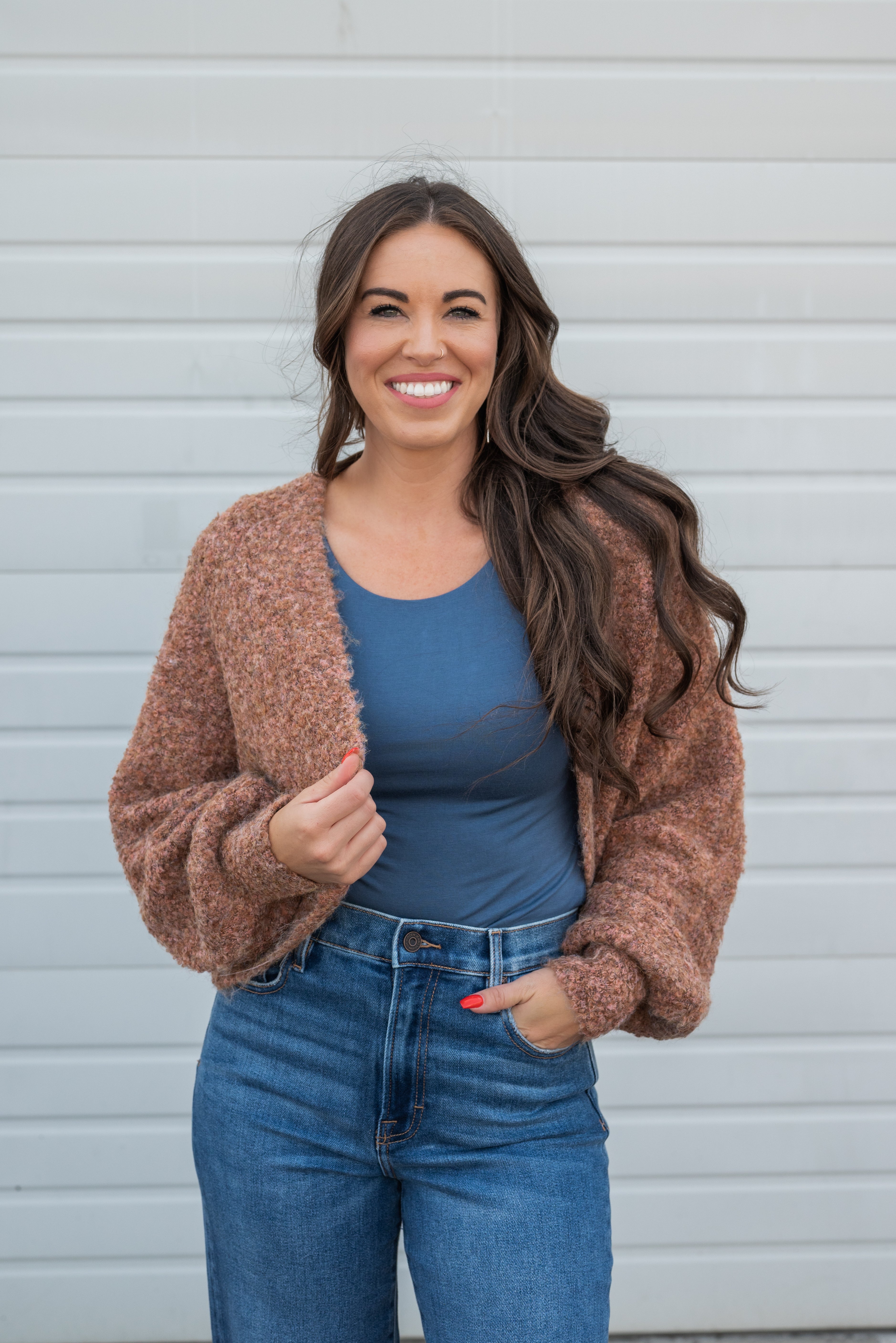 MAREN BOUCLE SWEATER