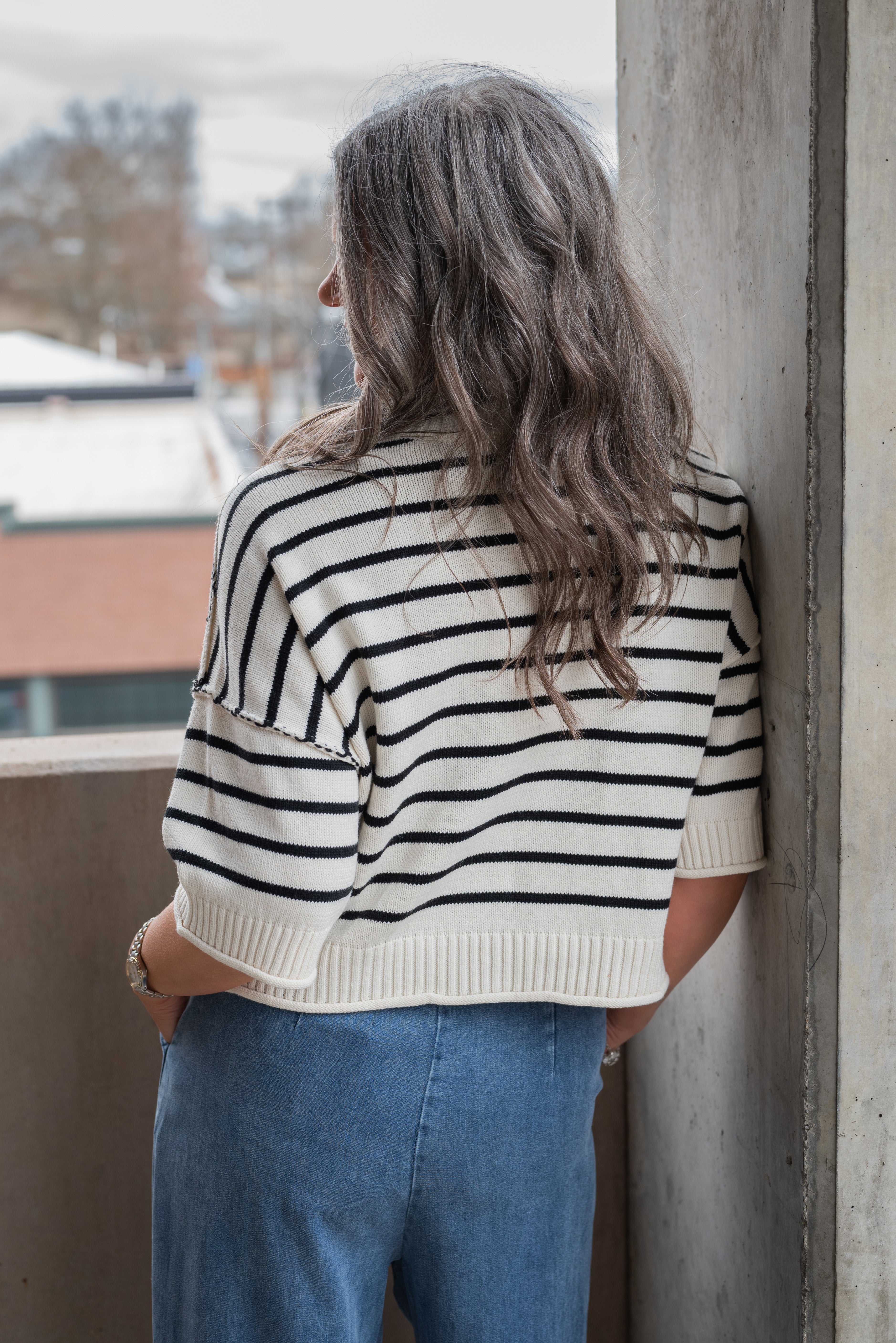 RILEY SS SWEATER