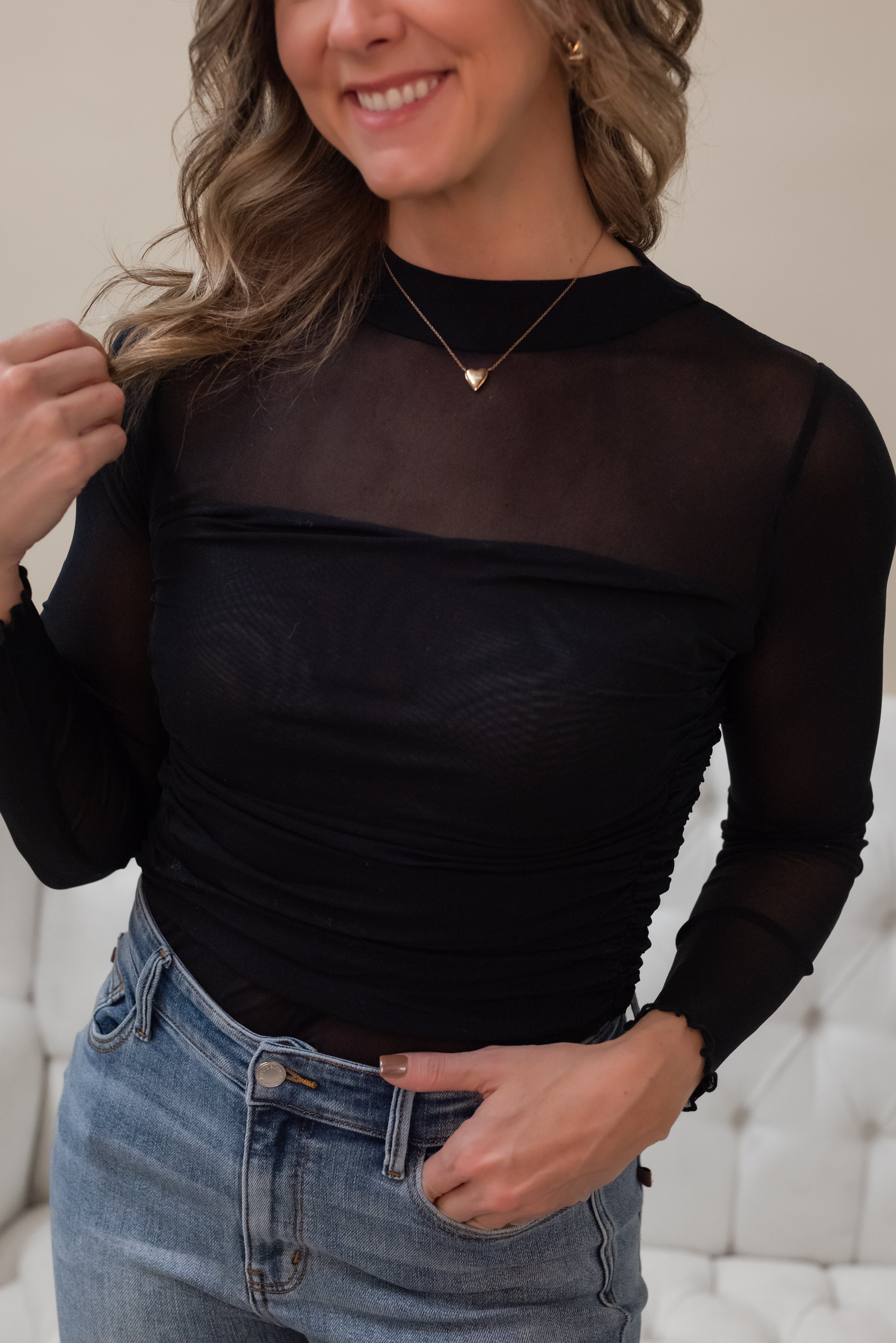 BRONWYN MESH BODYSUIT