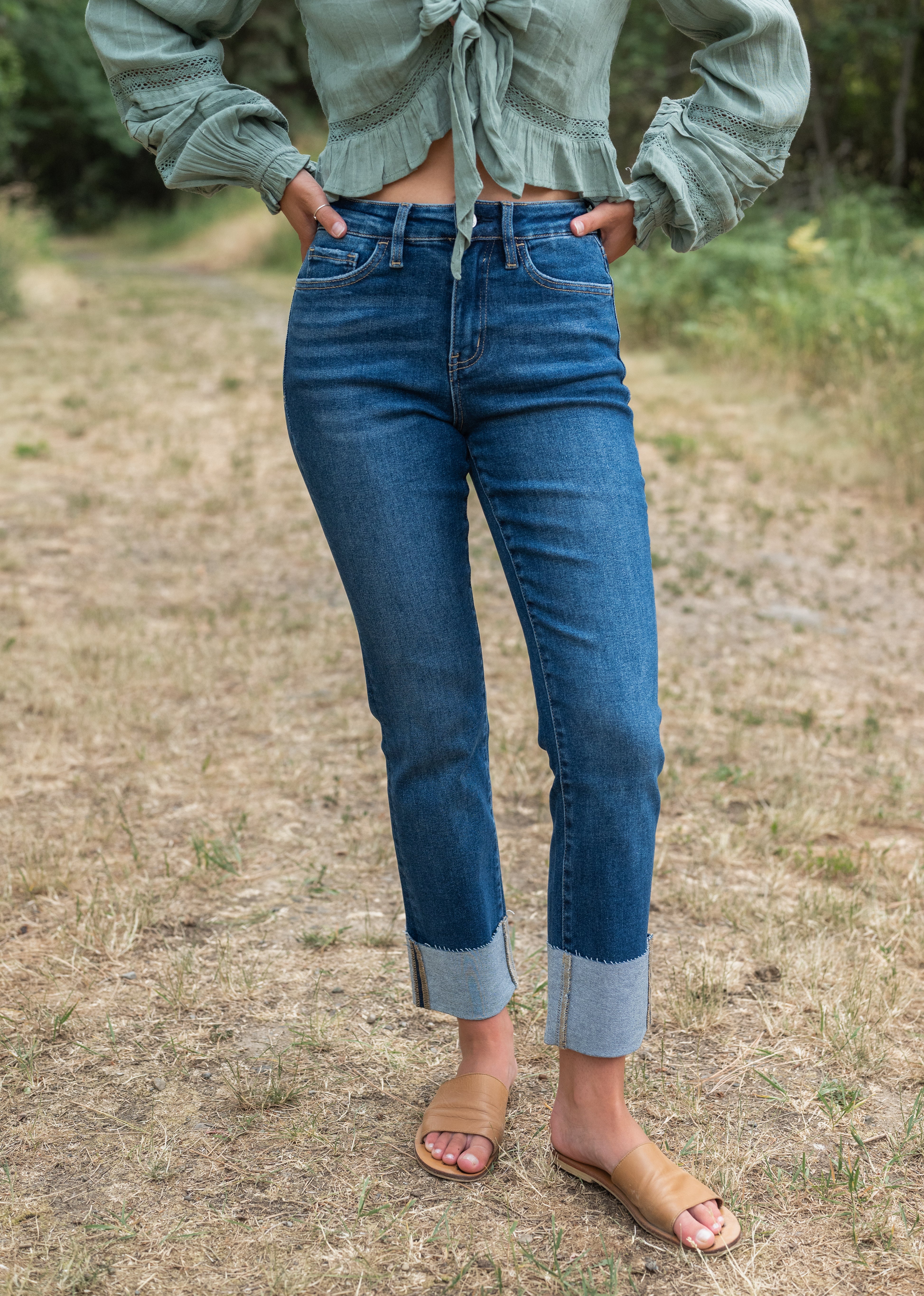 SAGACITY HR CUFF SLIM STRAIGHT