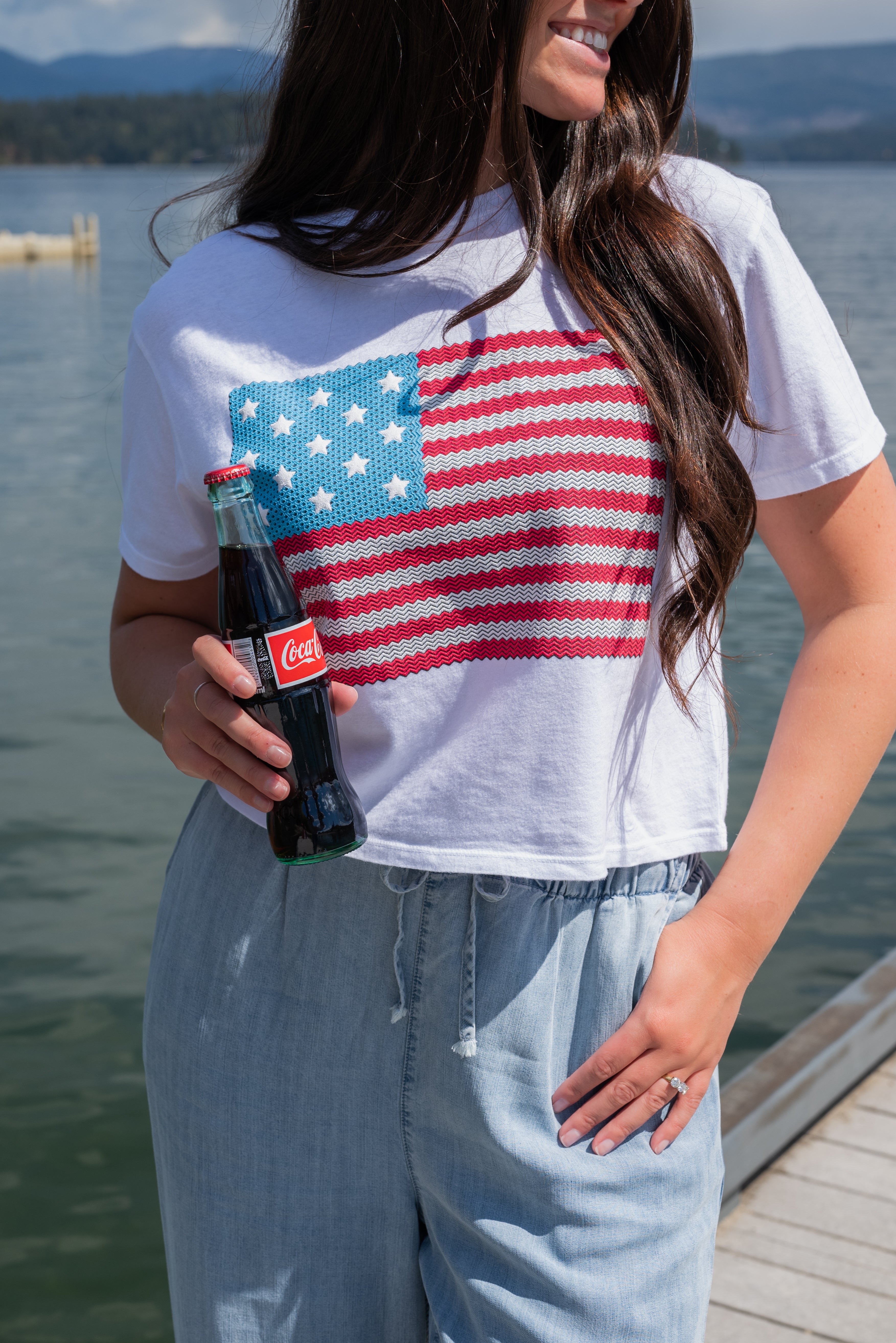 AMERICAN FLAG TEE