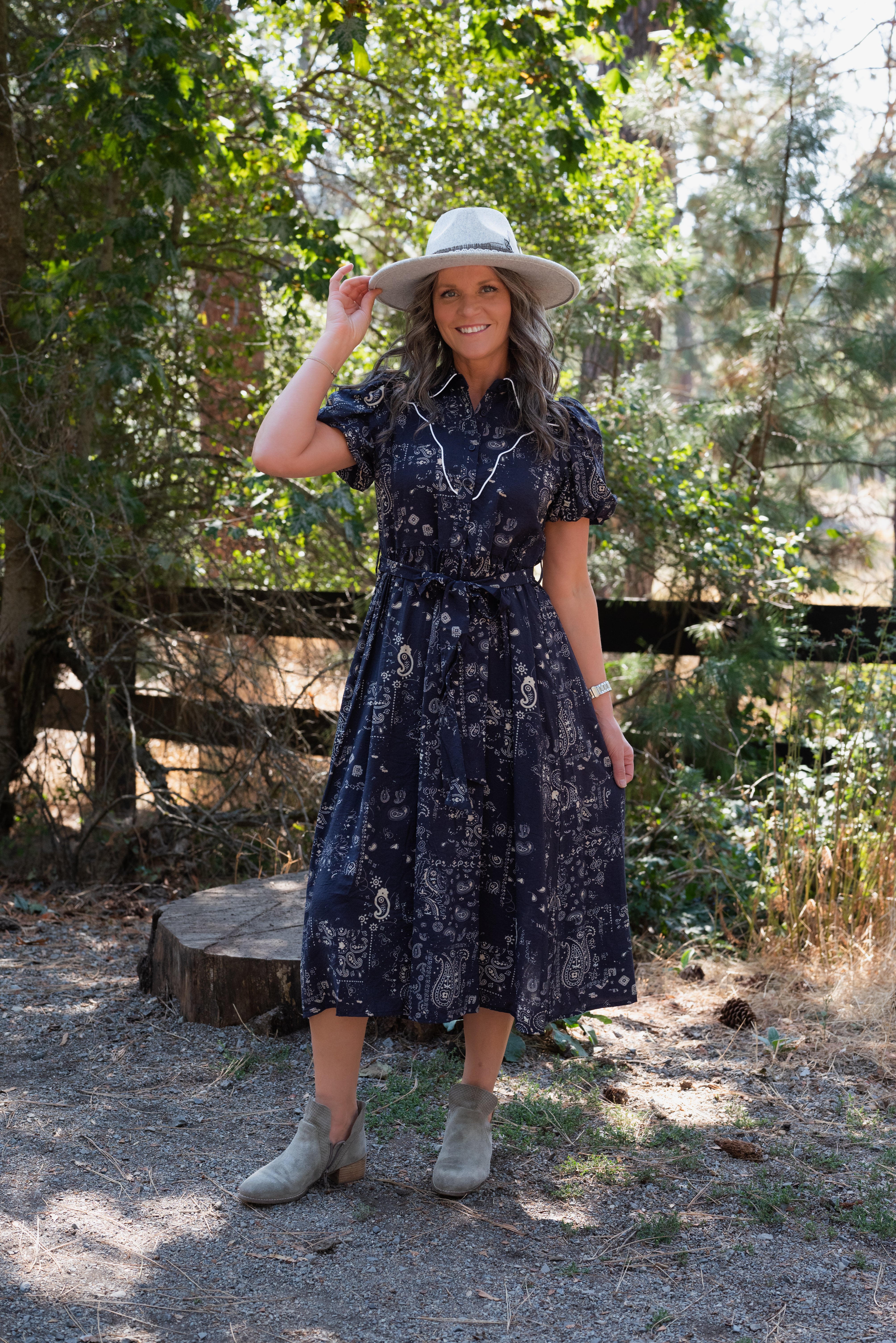 VERENA PAISLEY DRESS