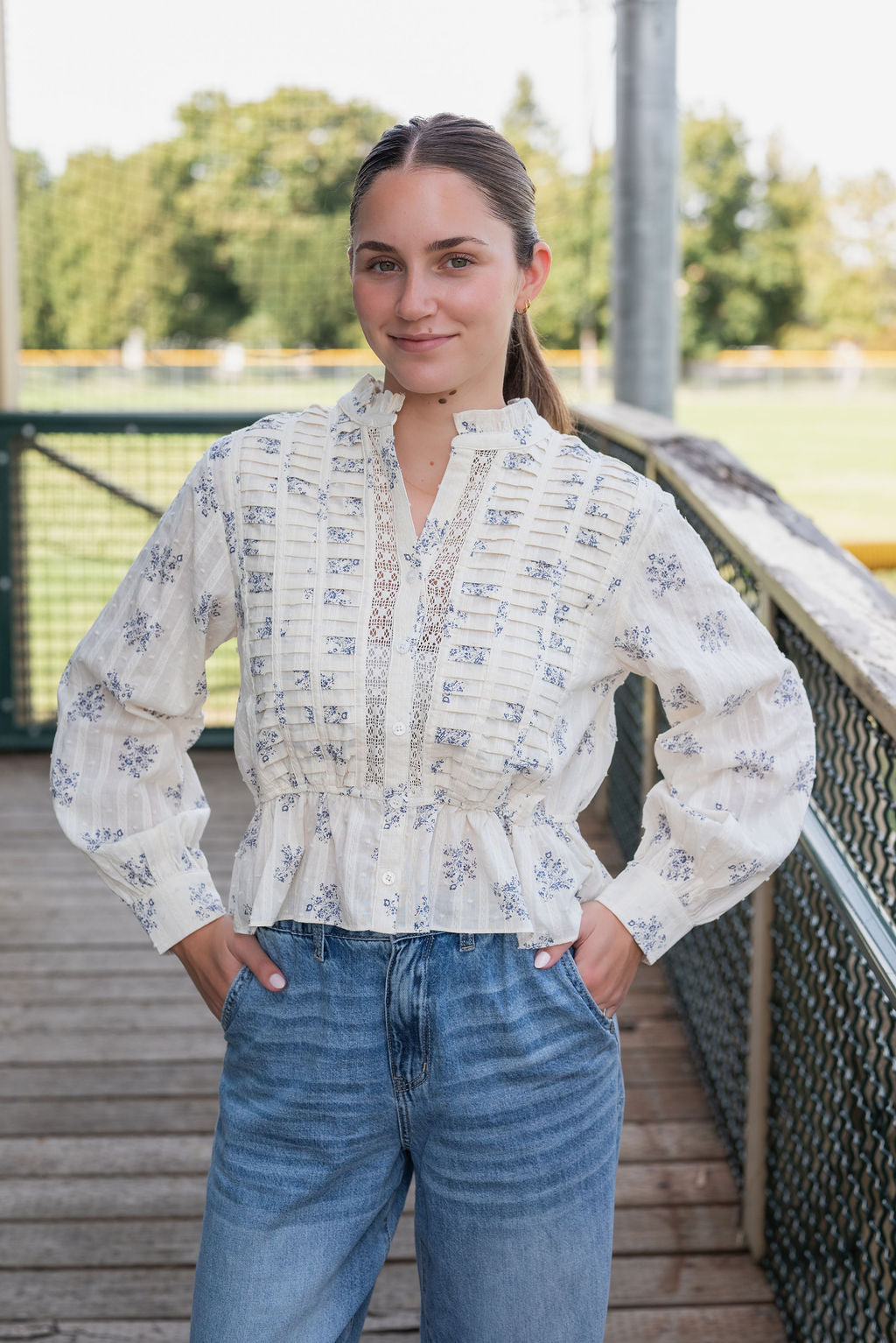 CARLENE FLORAL BLOUSE