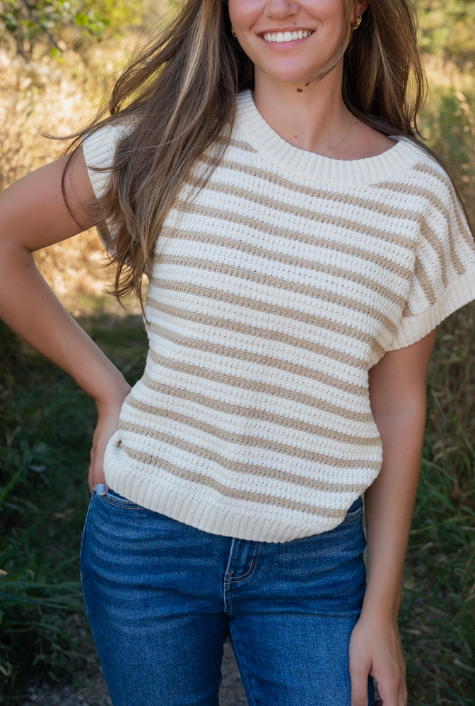 ISABEL STRIPE TOP