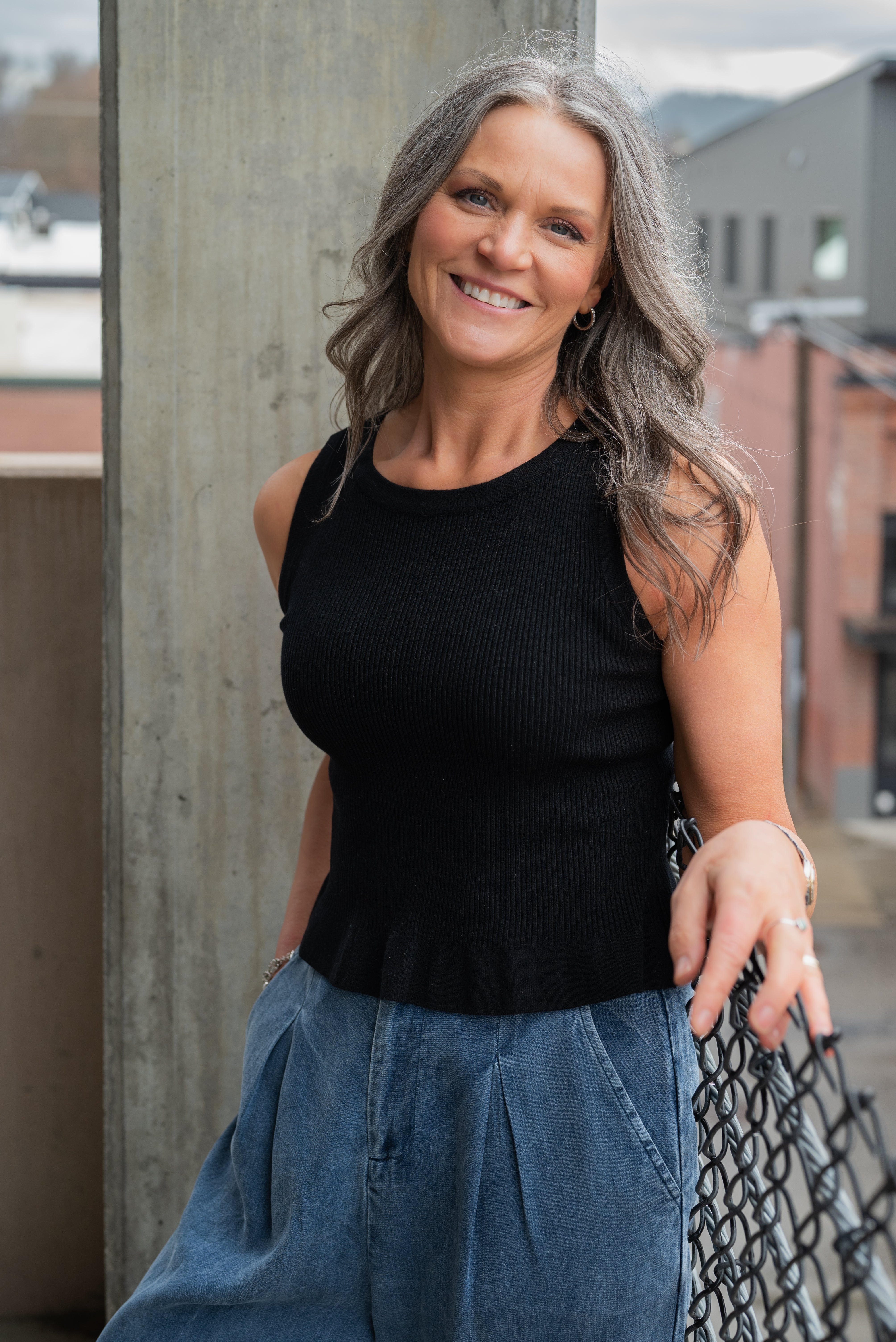 MADDISON PEPLUM TANK