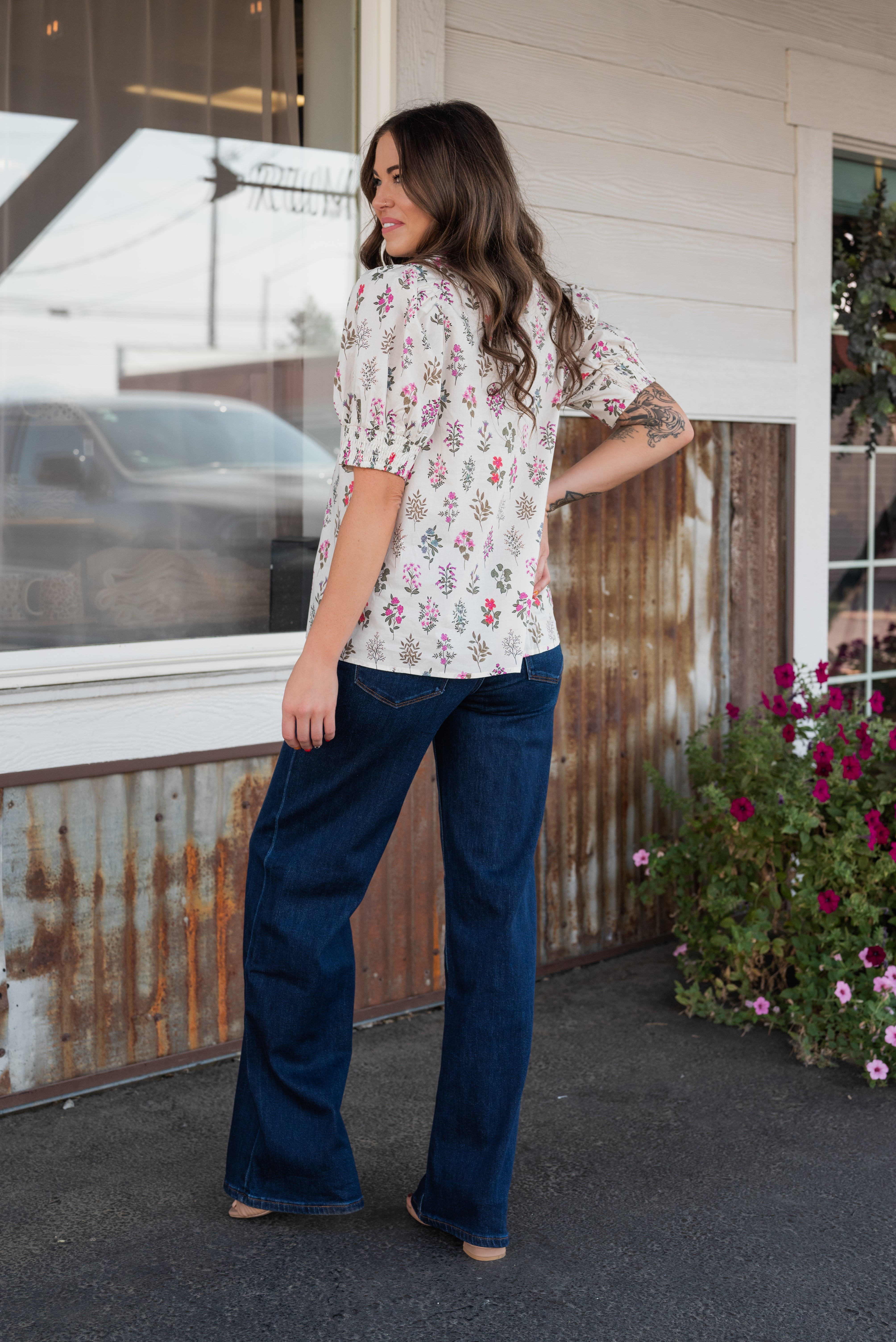 KARA FLORAL TOP