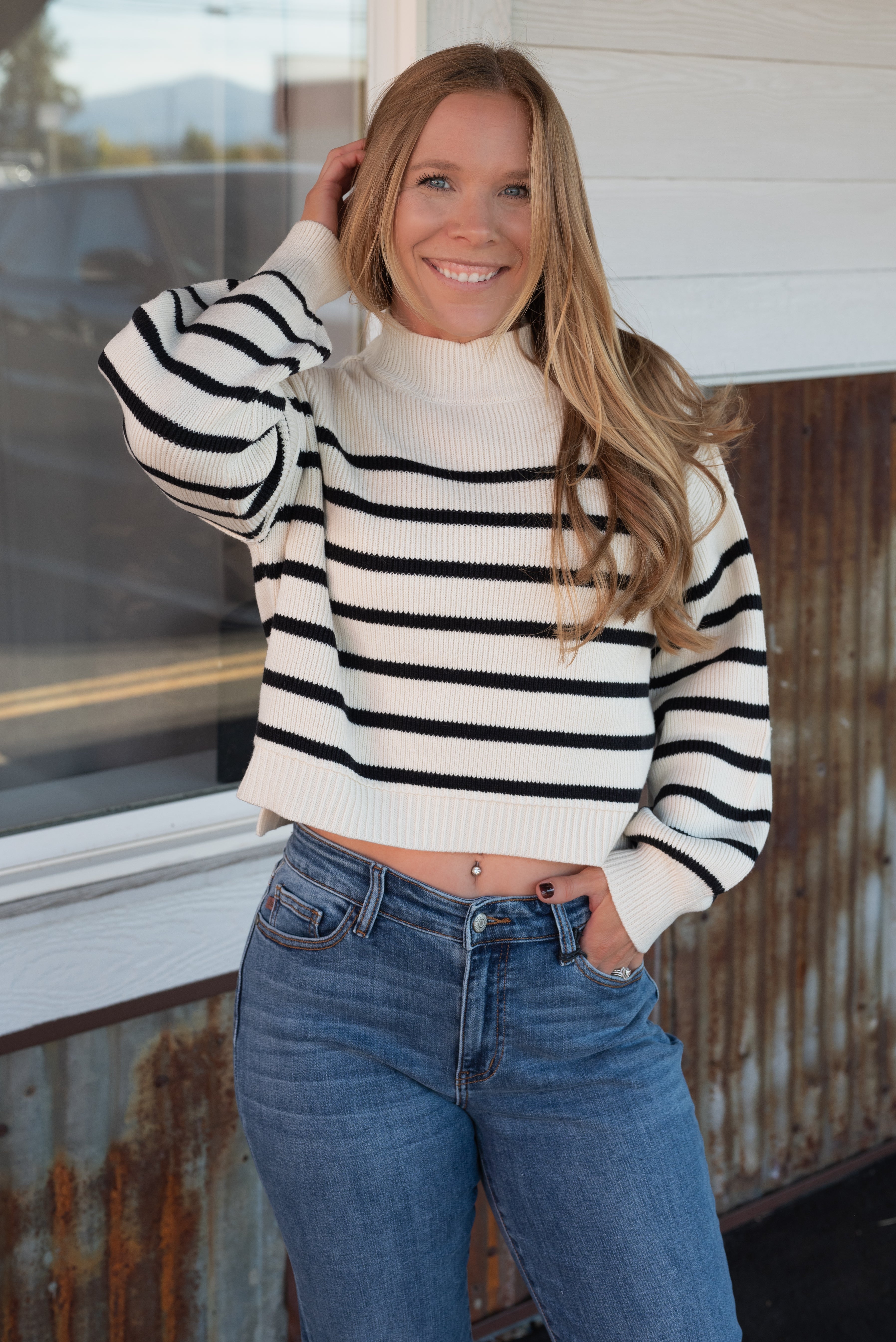 MILA STRIPE SWEATER