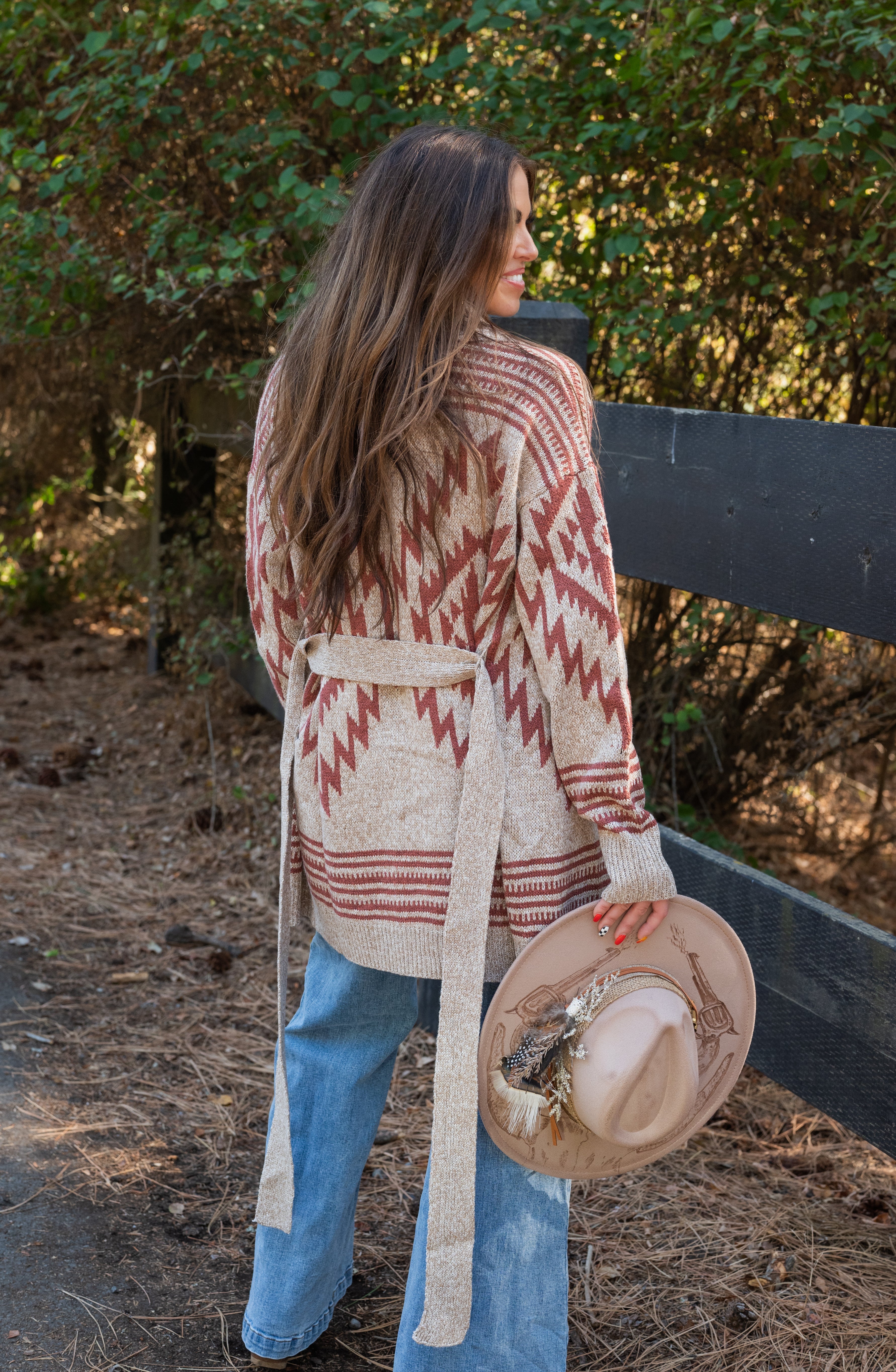 JAZMYN BELTED CARDIGAN