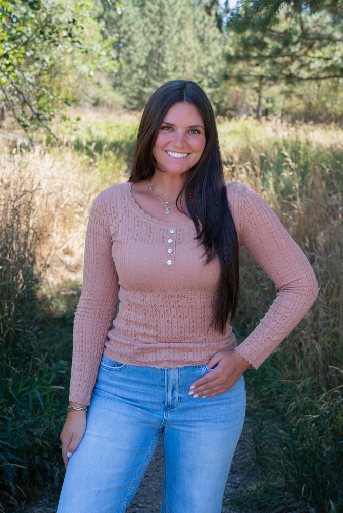 THYRA HENLEY TOP
