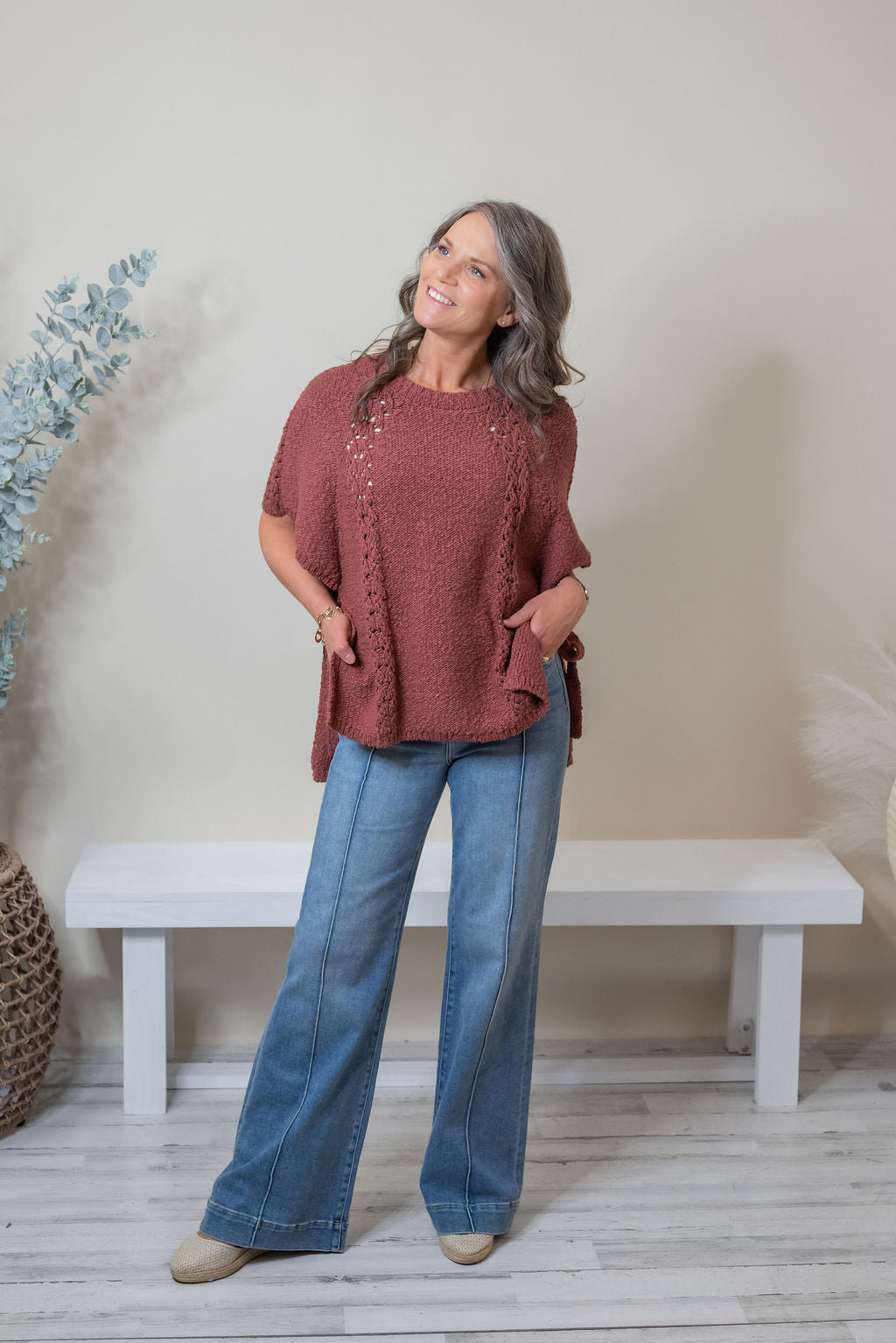 WATTS SWEATER PONCHO