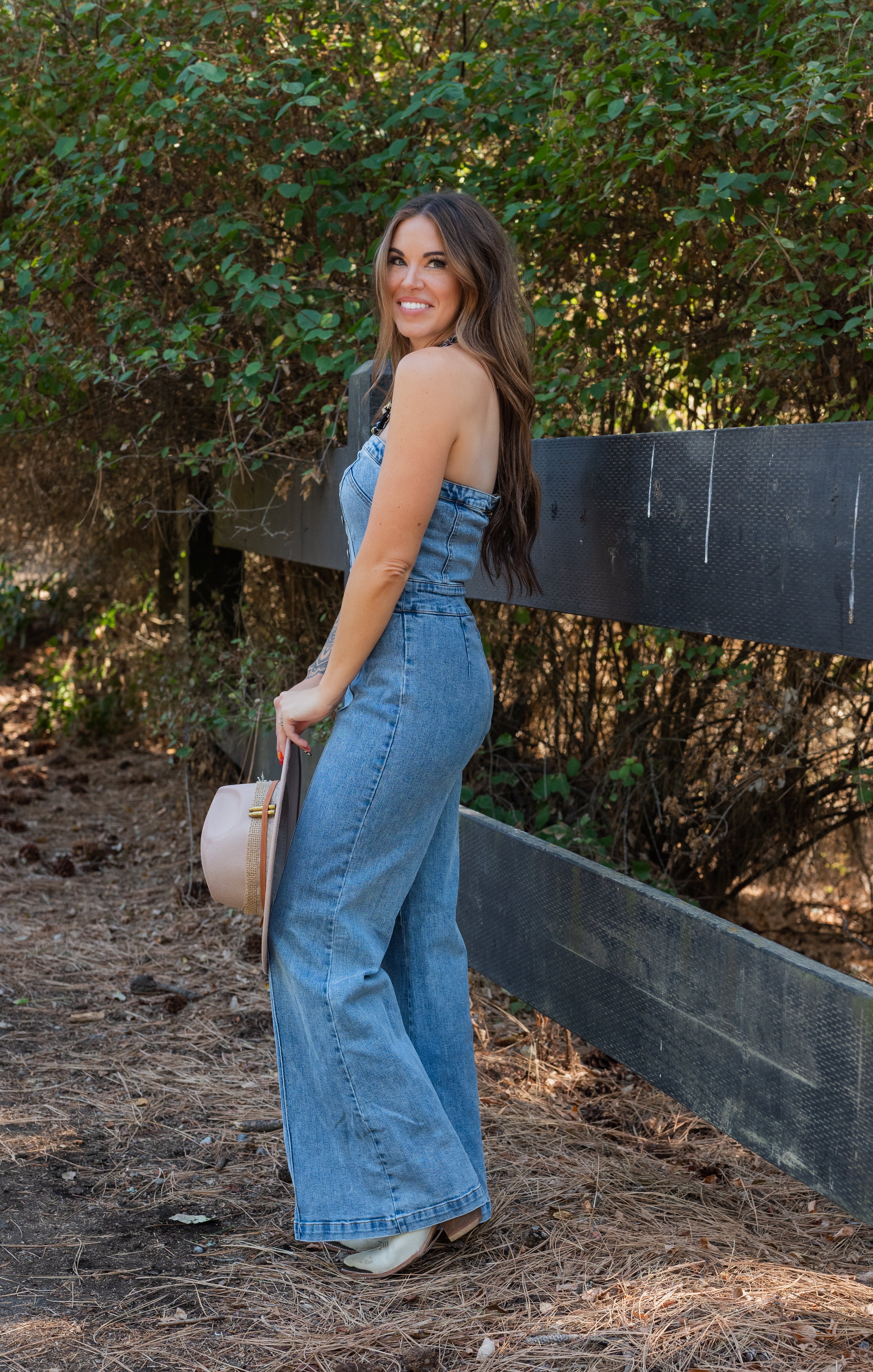 CAYLEE DENIM JUMPSUIT