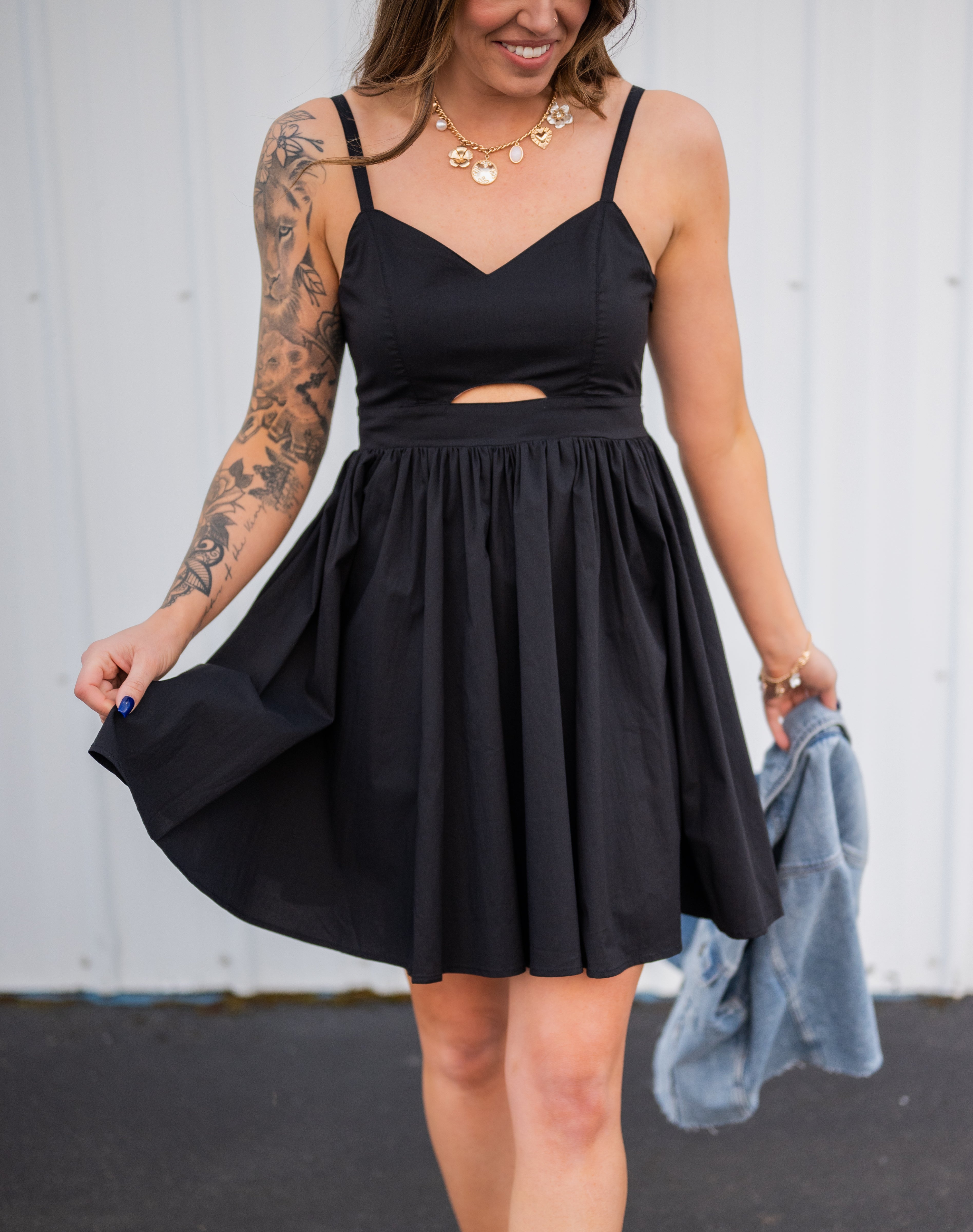 SHADES ON DRESS