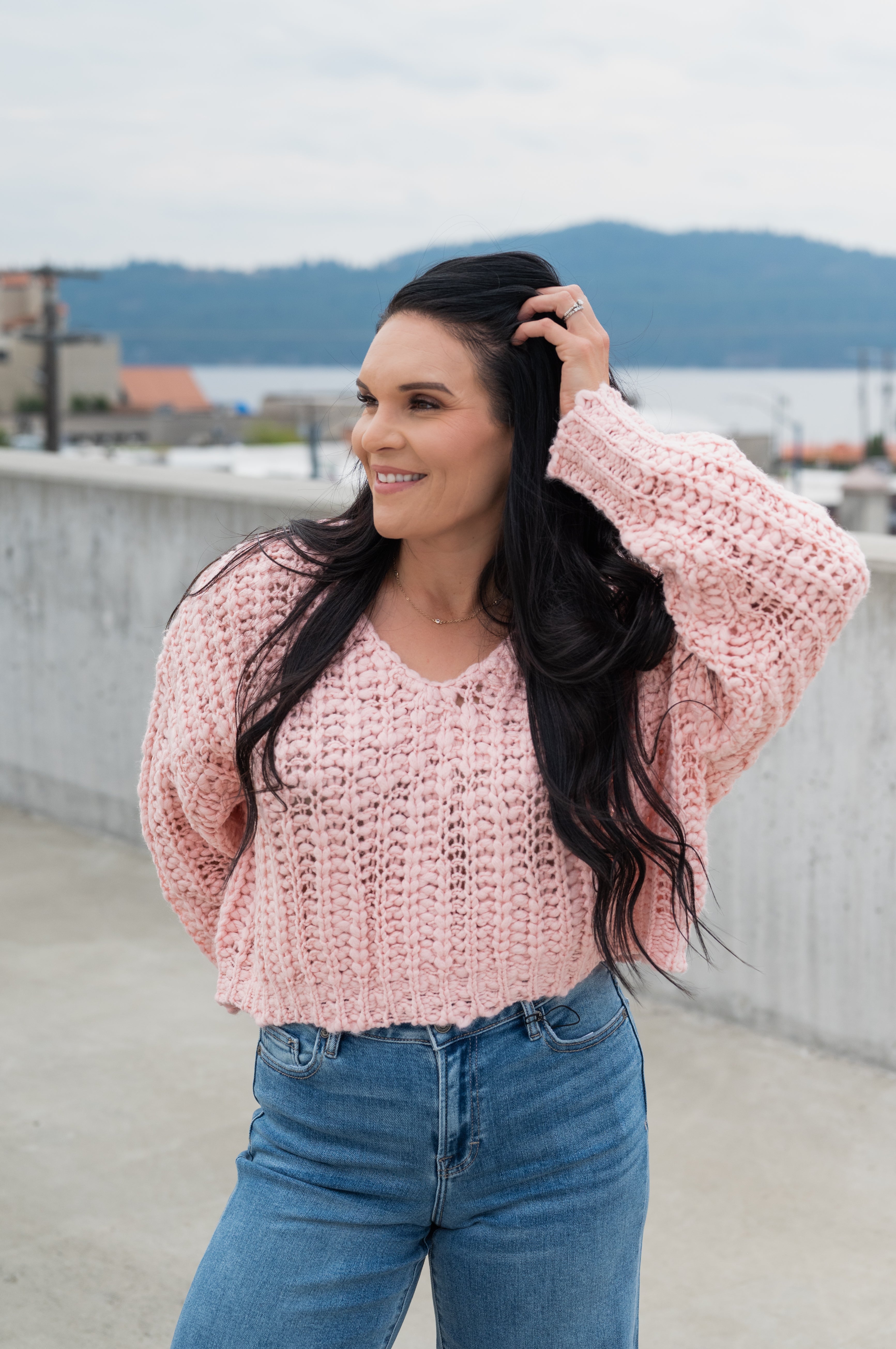 CARISSA POPCORN SWEATER