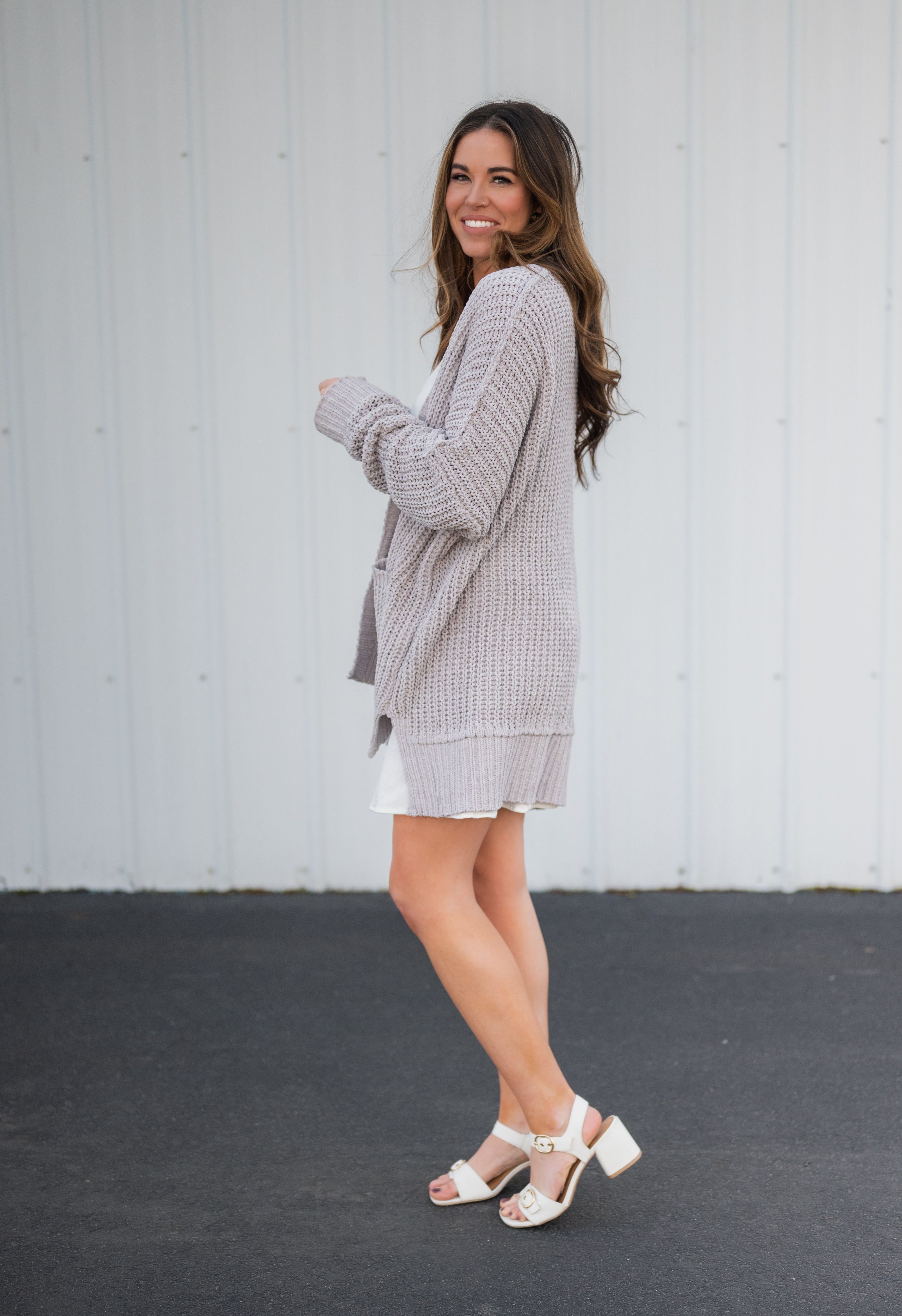 PANSY CHENILLE CARDIGAN
