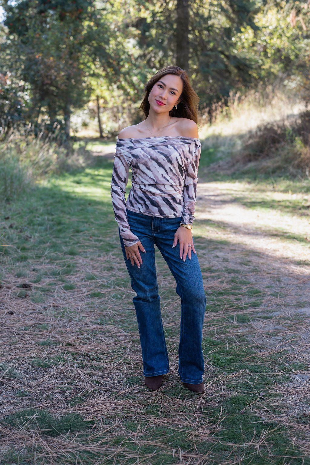 JACQUI MESH TOP