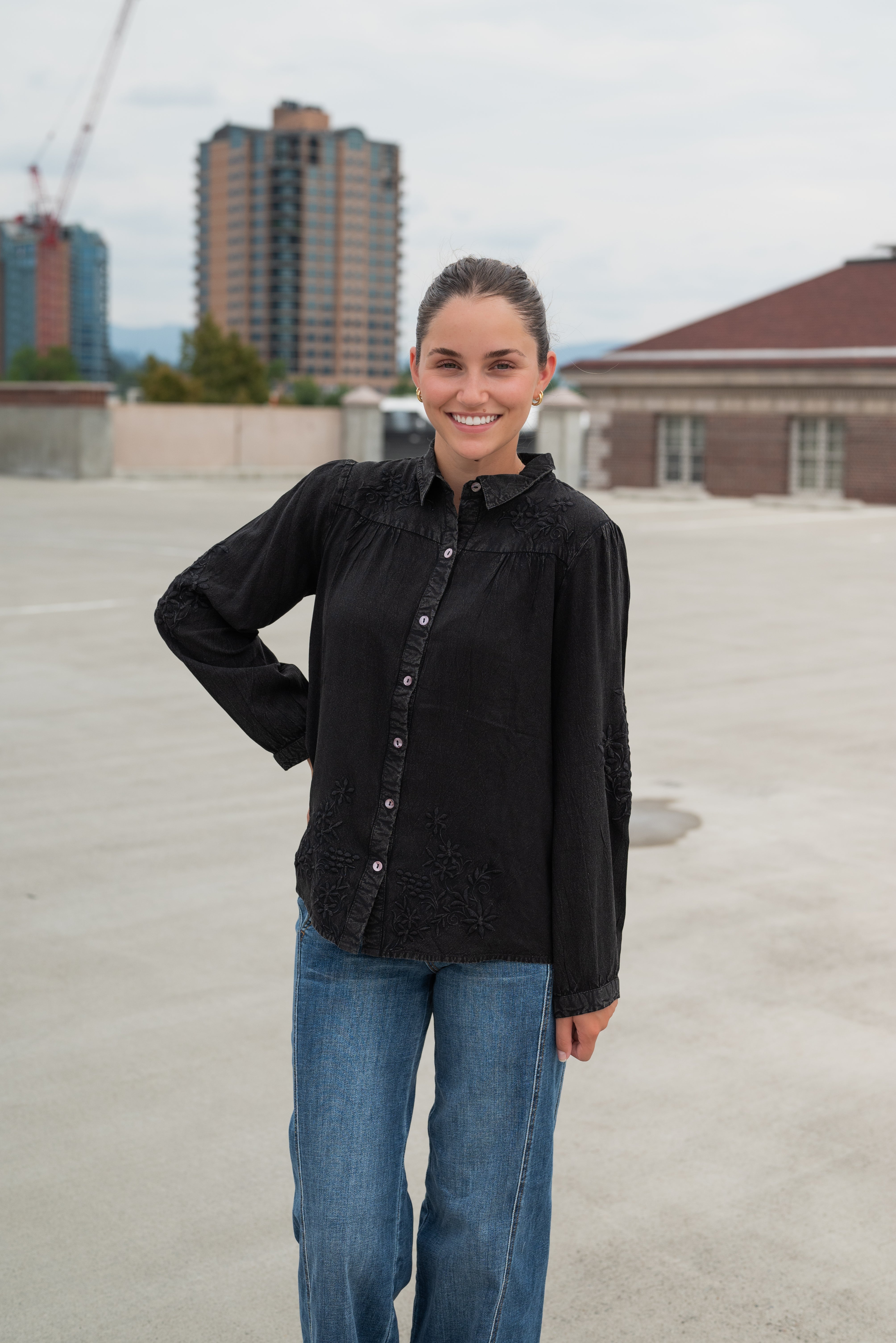 CONRAD EMBROIDERED SHIRT