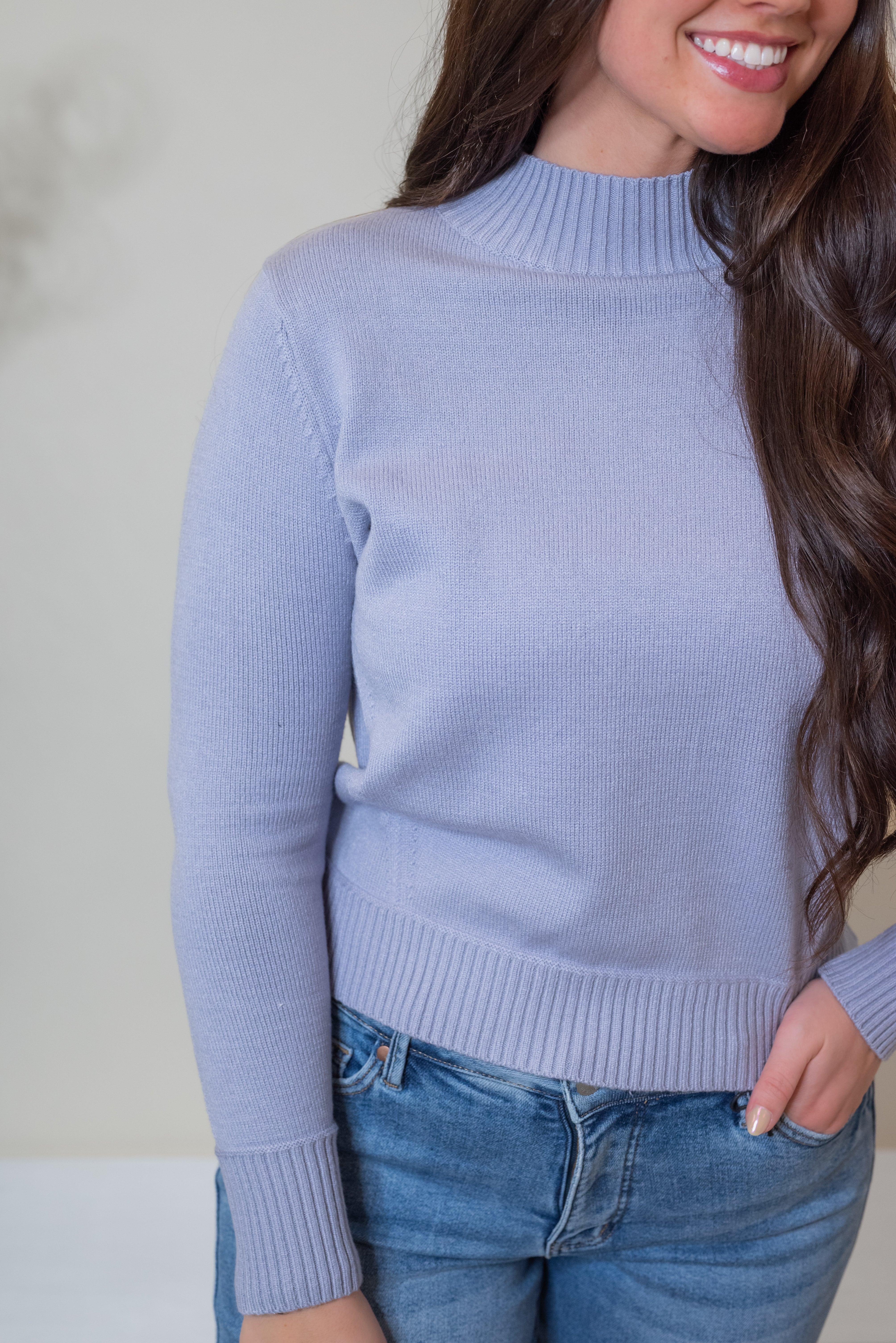 MEMORY MOCKNECK SWEATER