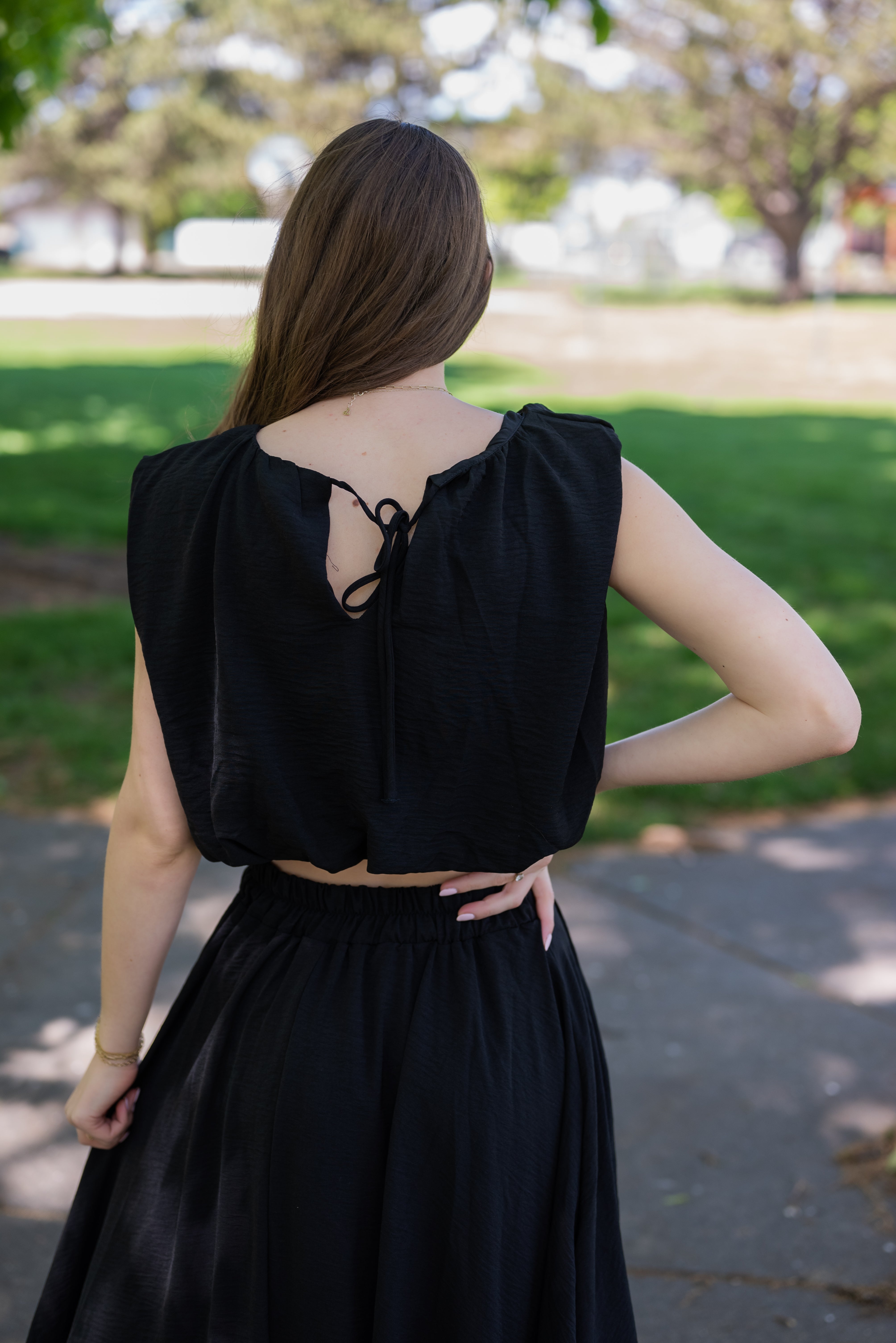 KI BALLOON CROP TOP