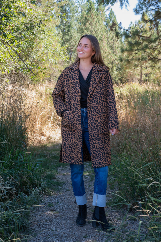 ANIMAL INSTINCT LEOPARD COAT