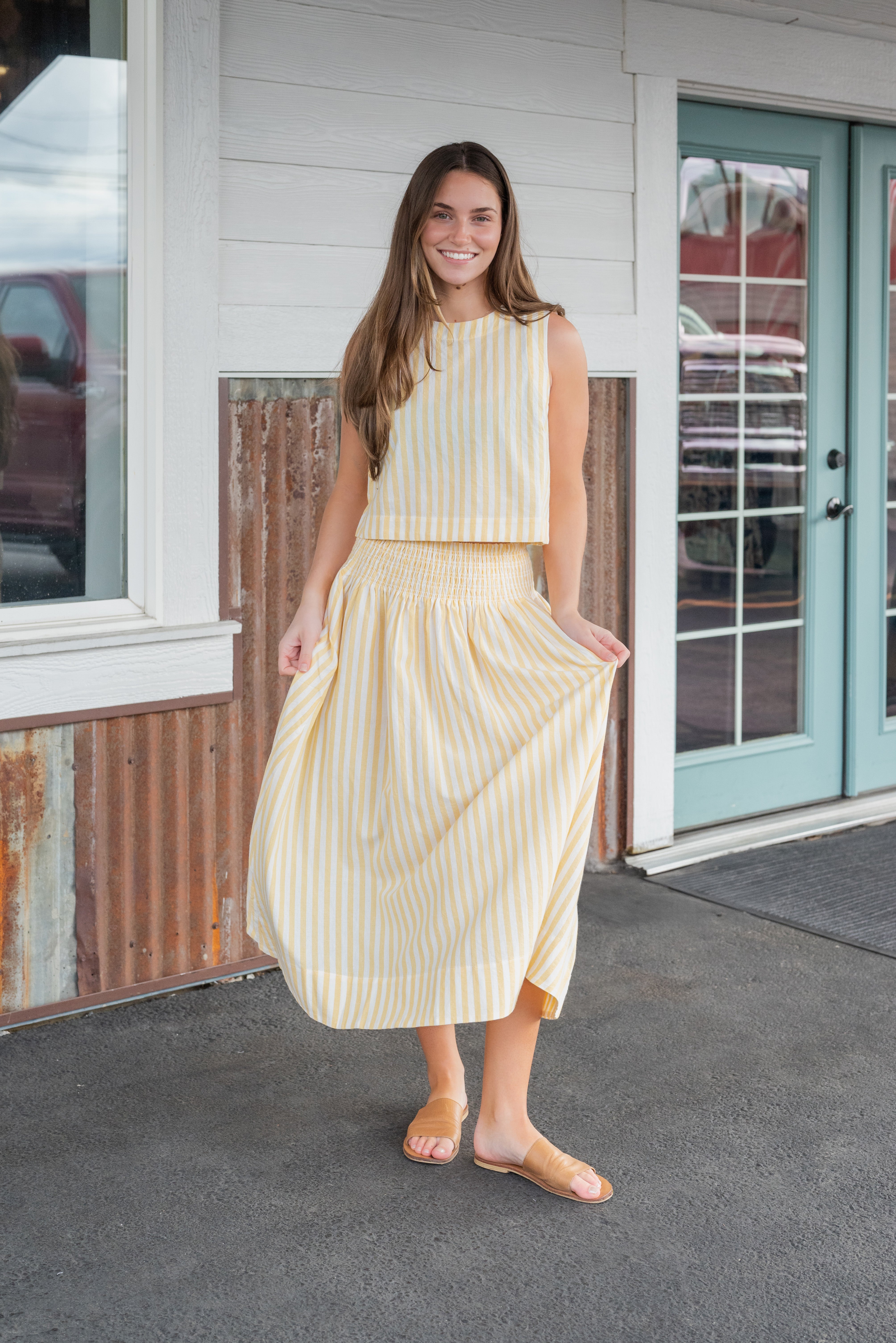 SCARLETT STRIPE TOP