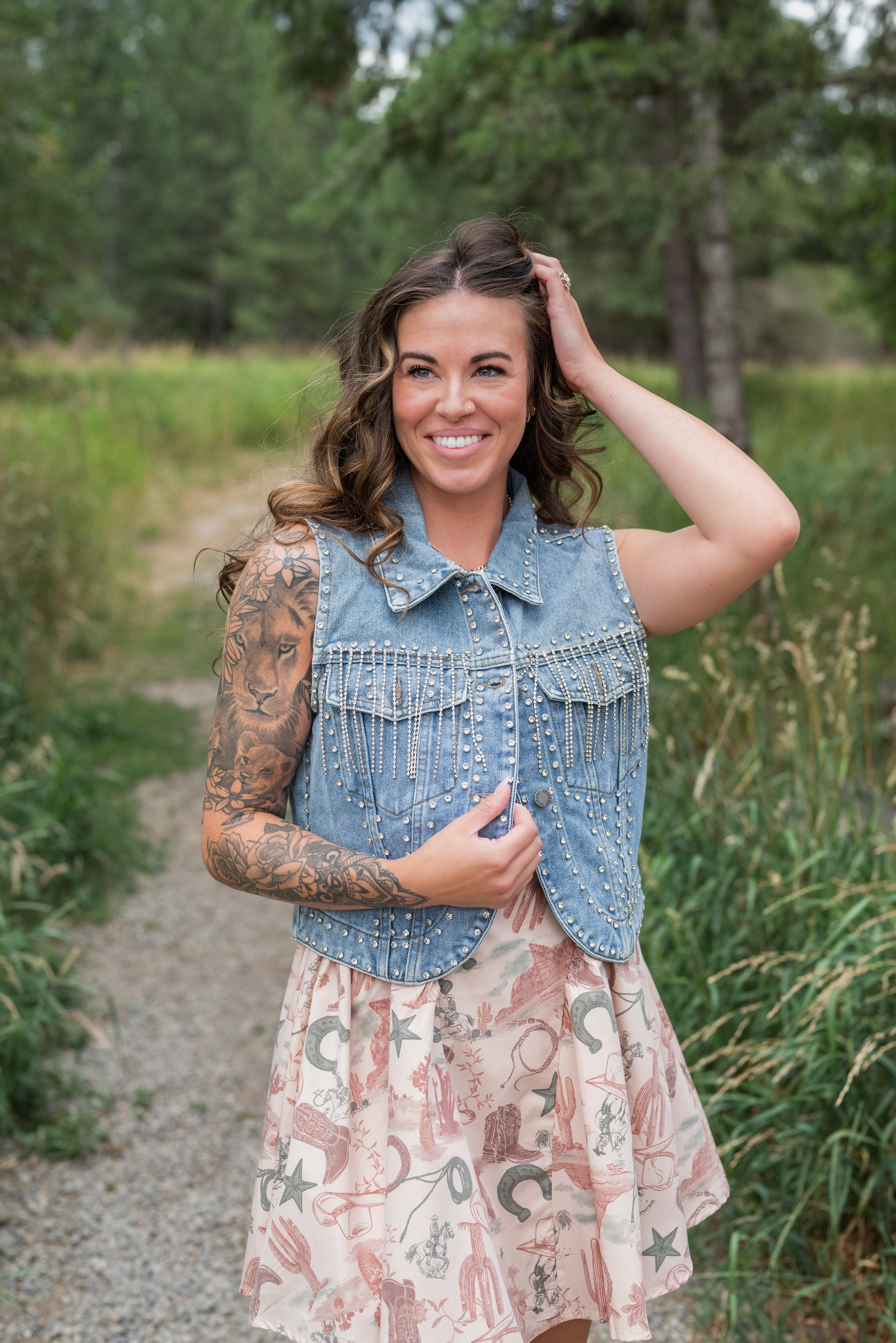 NEVAEH RHINESTONE VEST