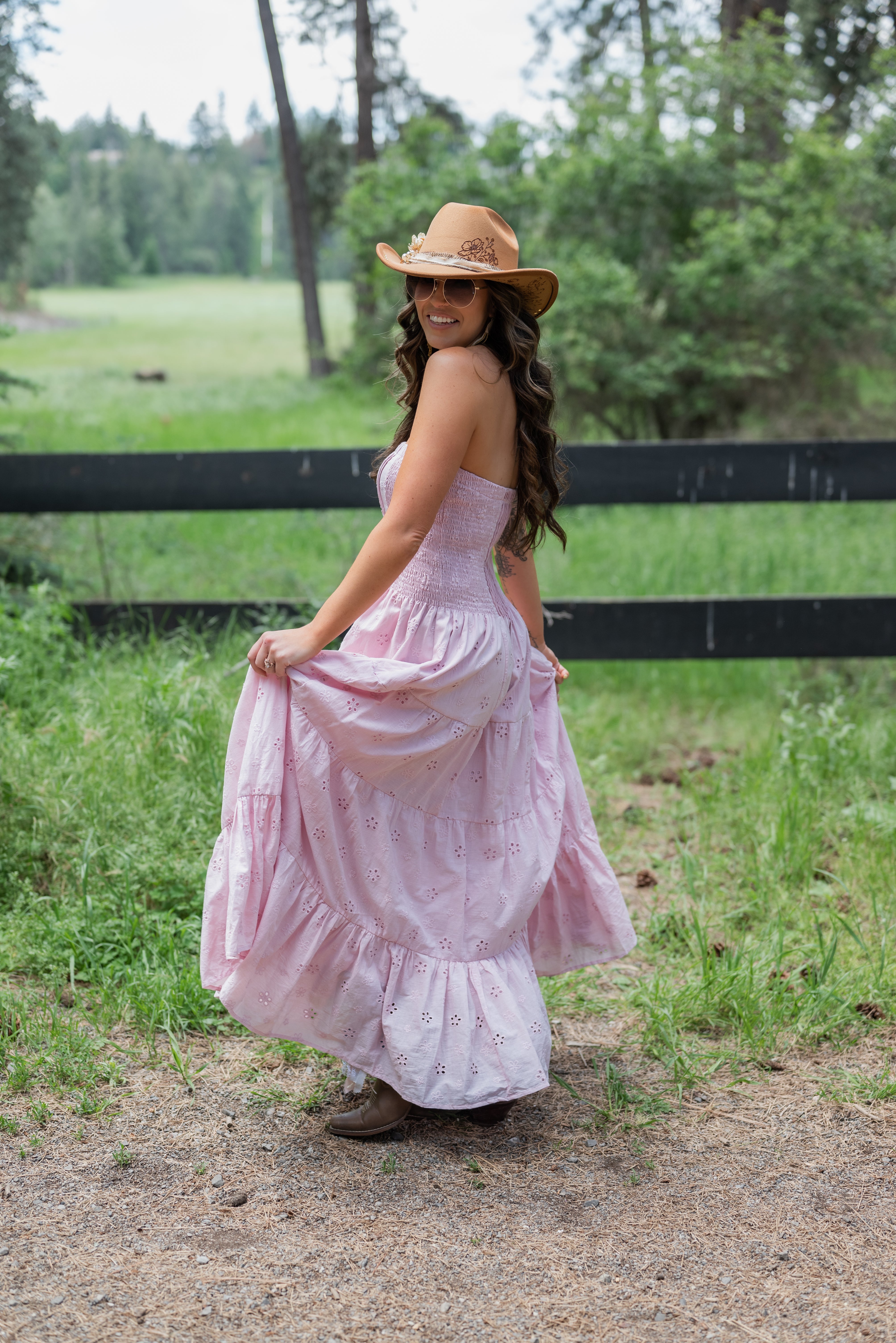 SHELIA STRAPLESS DRESS