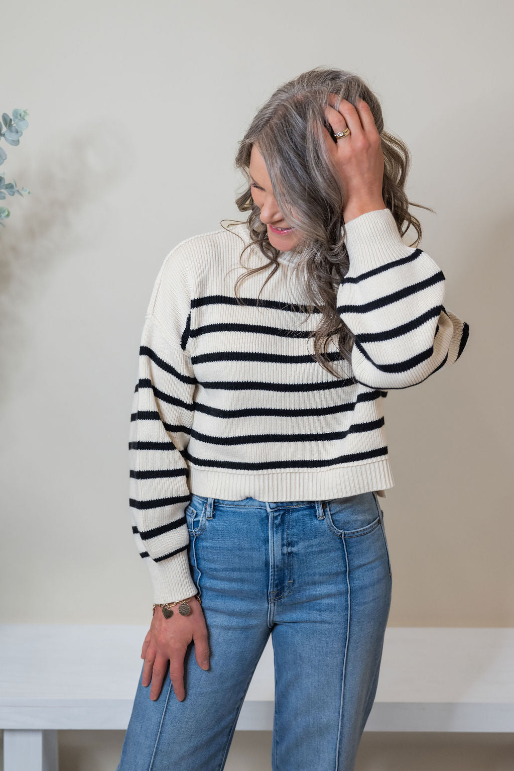 MILA STRIPE SWEATER