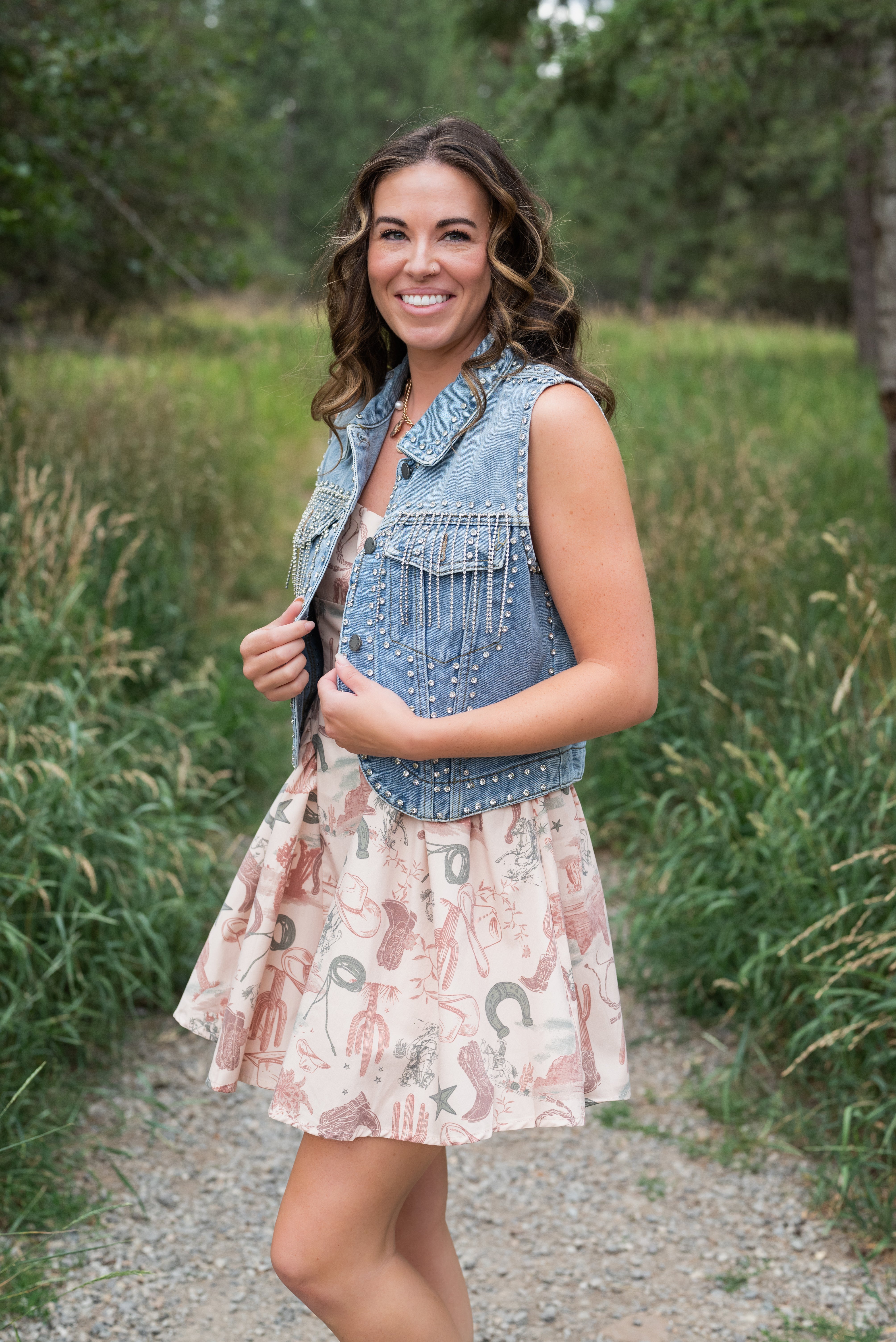 NEVAEH RHINESTONE VEST