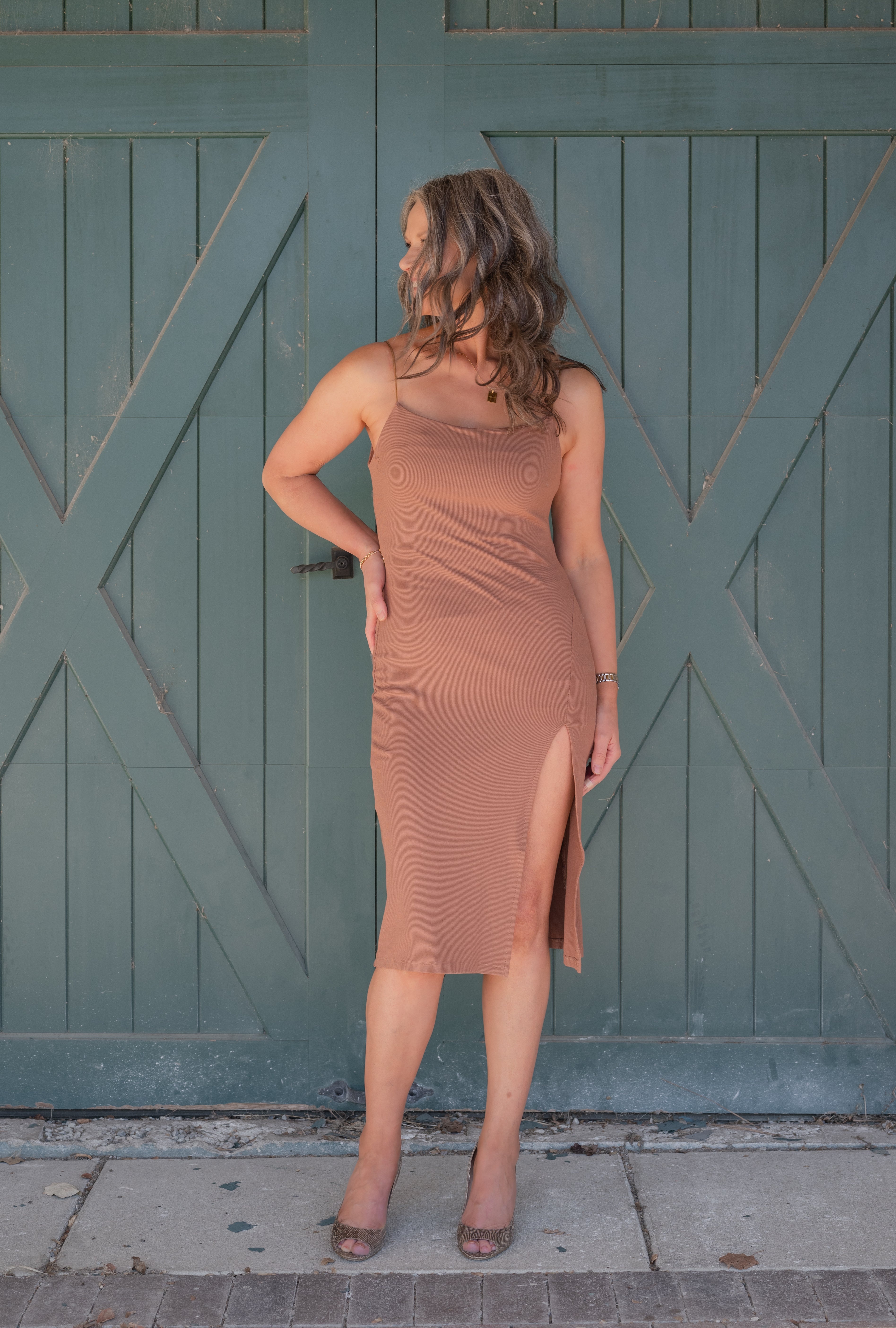 Minimalist Ribbed Dress