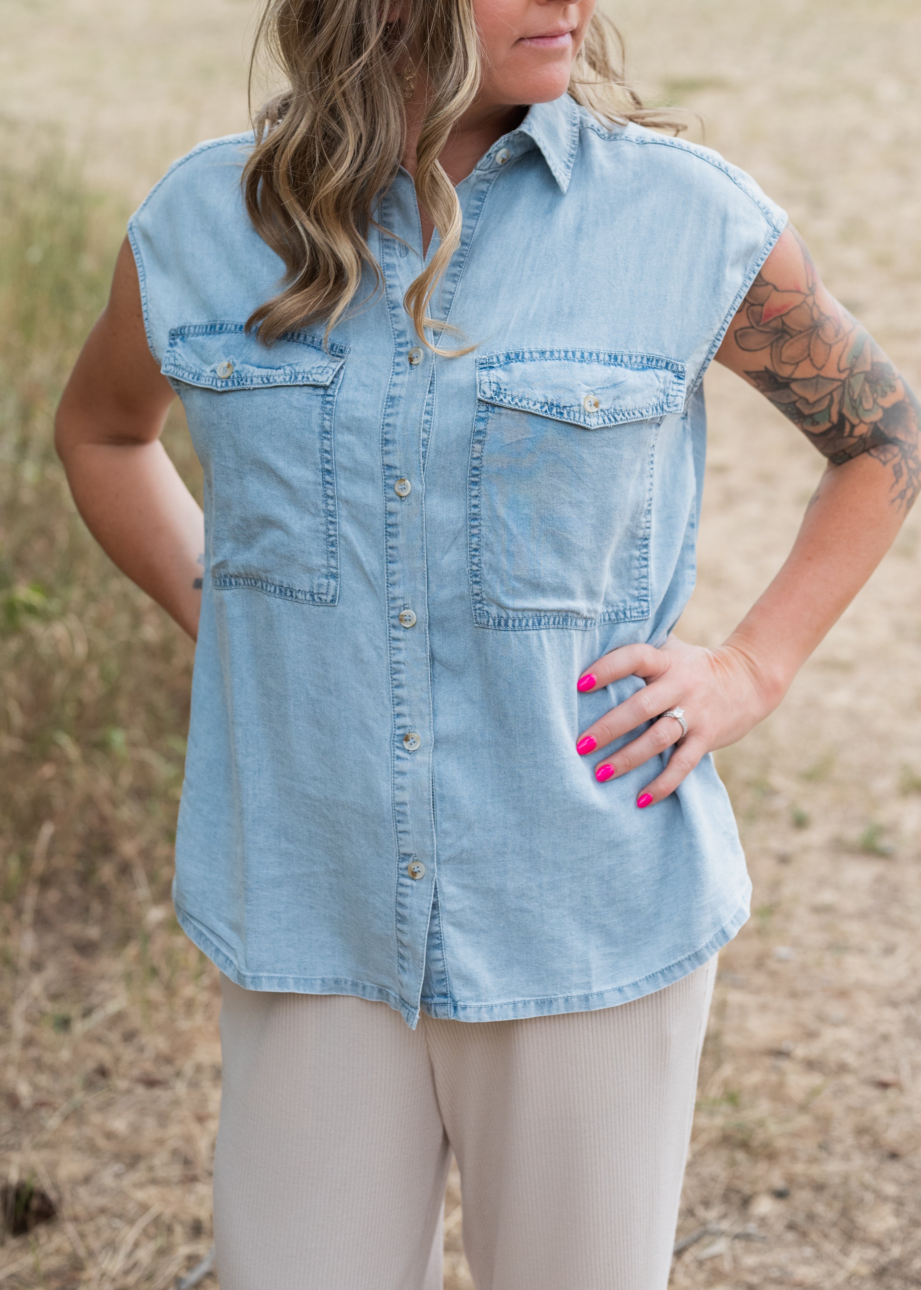 MIKKI DENIM SHIRT