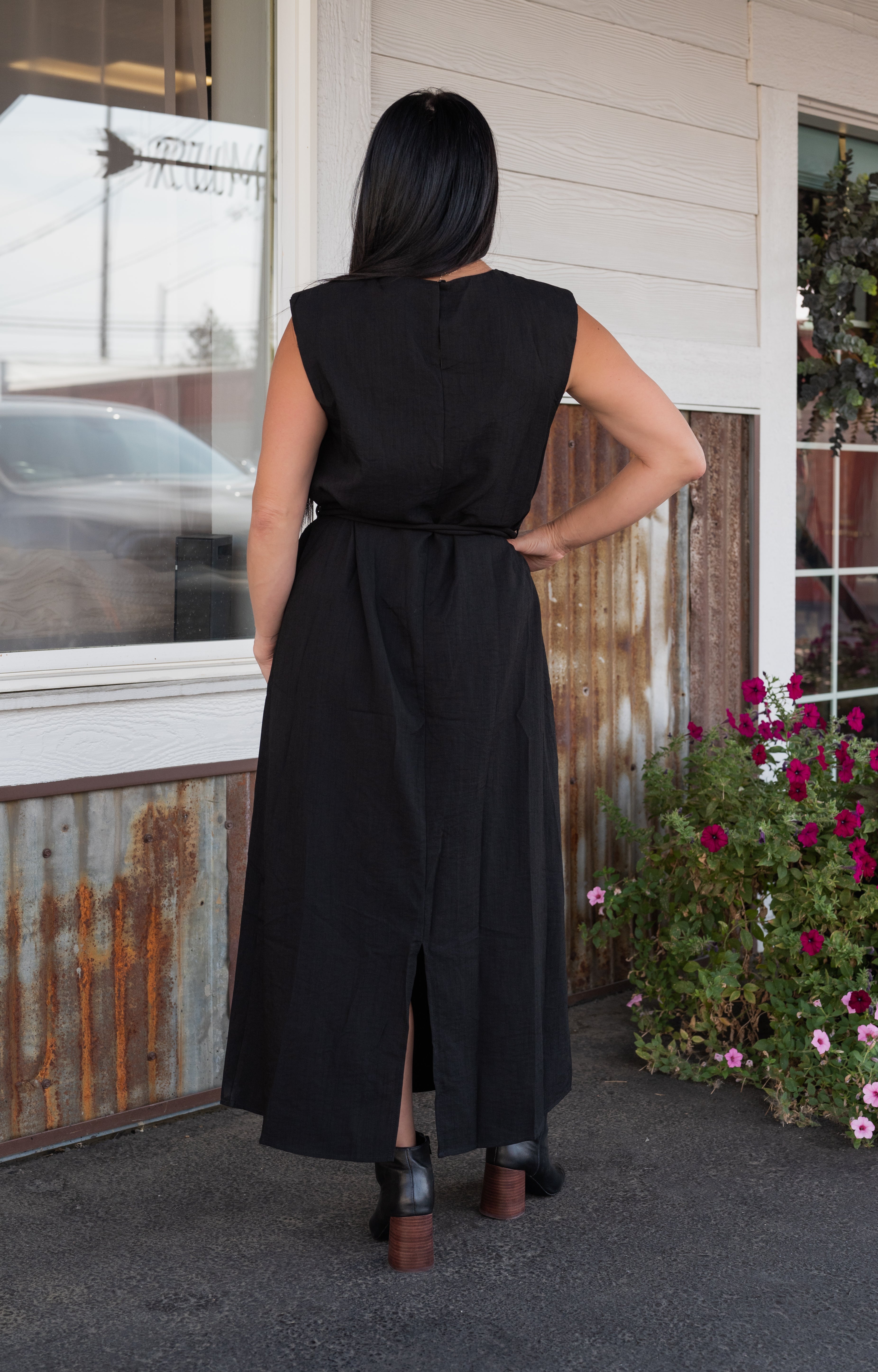 TARYN DRESS W/ BELT