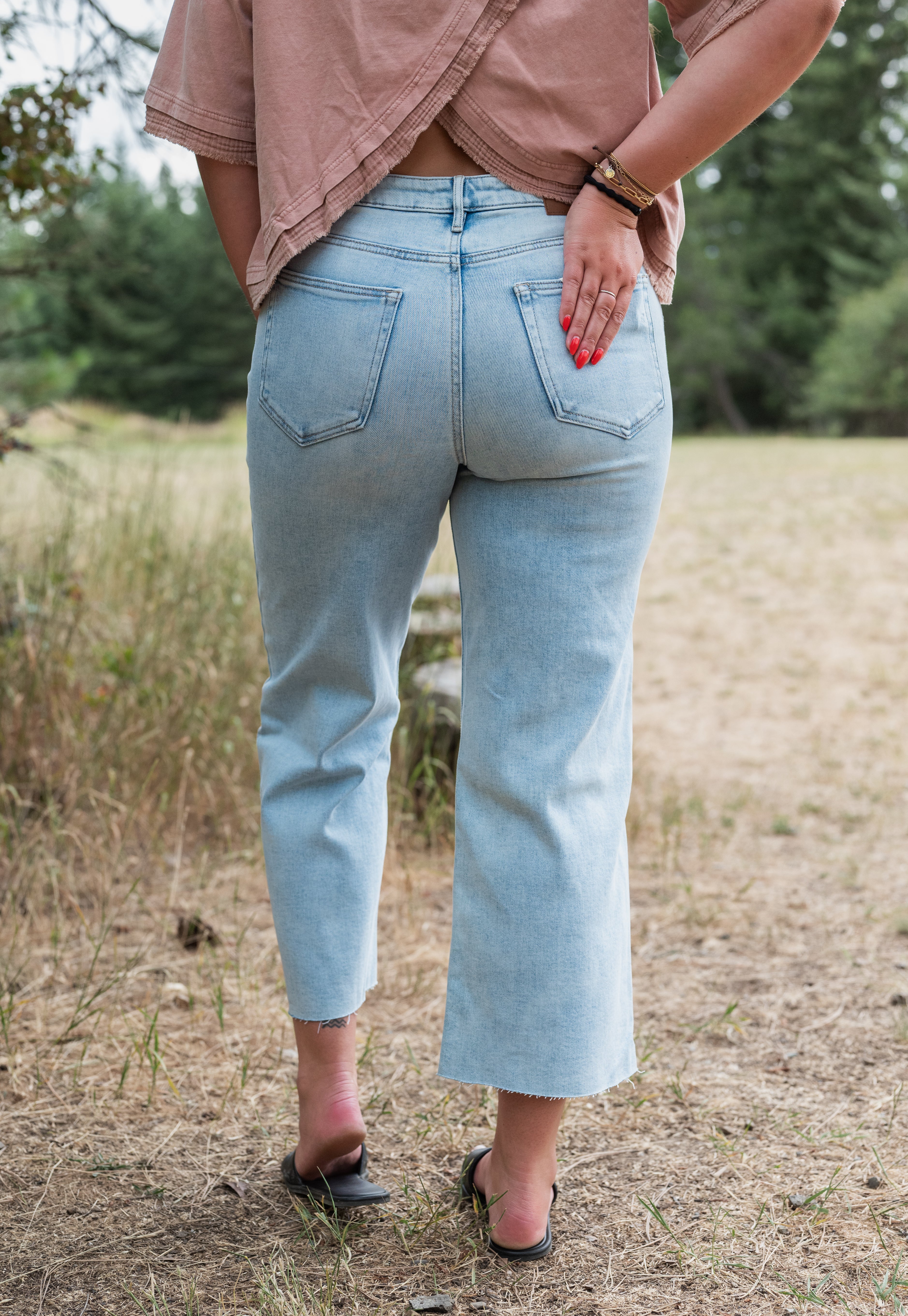 RACHEL HW CROPPED WIDE LEG
