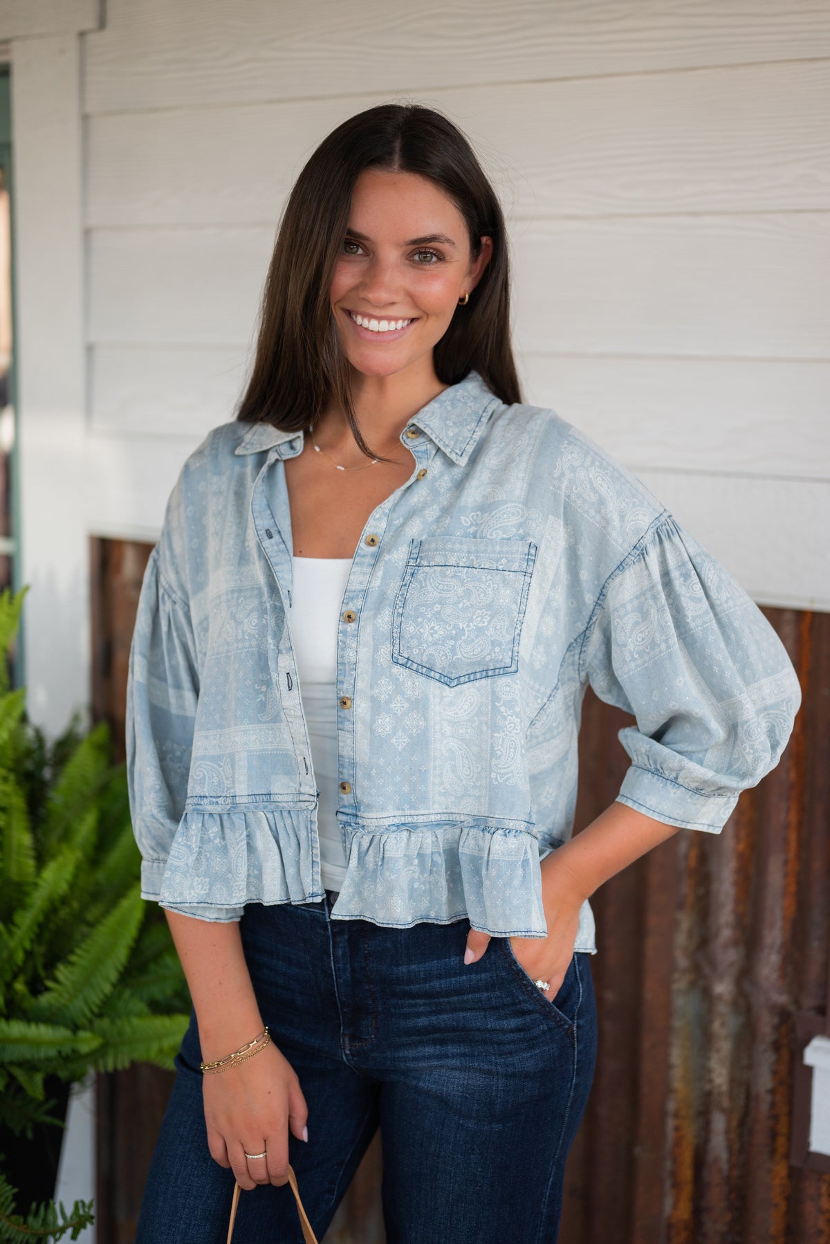 GINNIE PAISLEY SHIRT