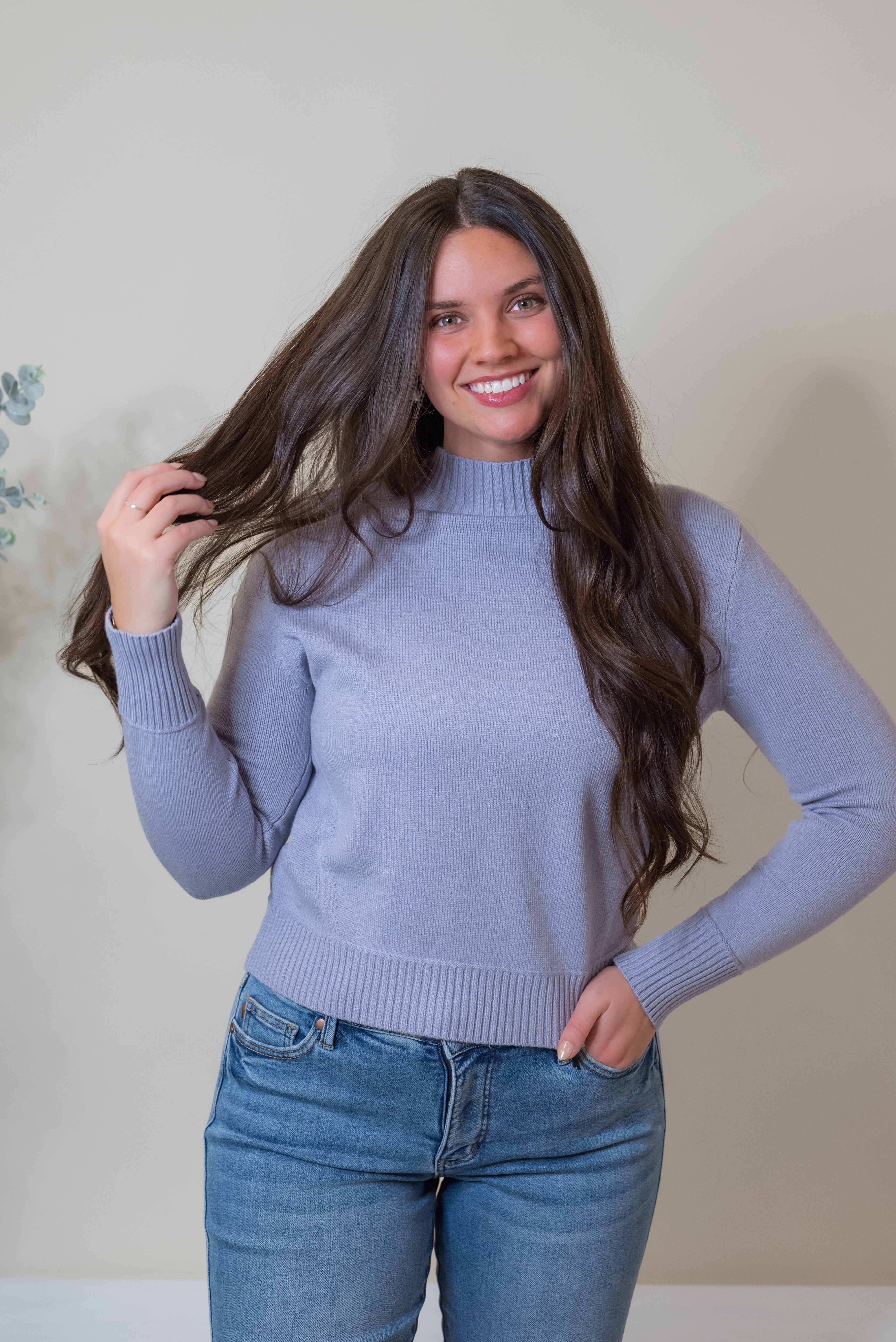 MEMORY MOCKNECK SWEATER