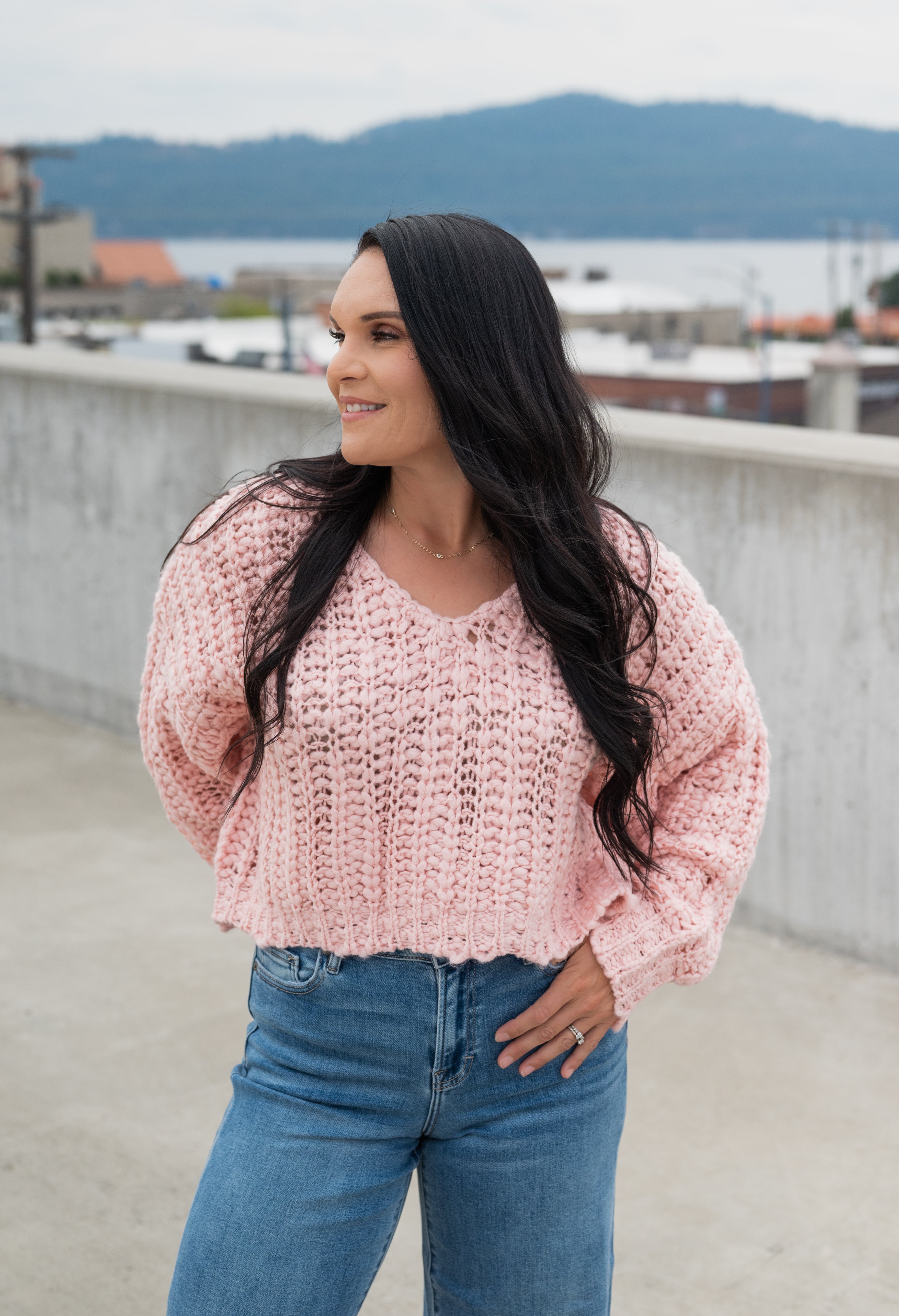 CARISSA POPCORN SWEATER