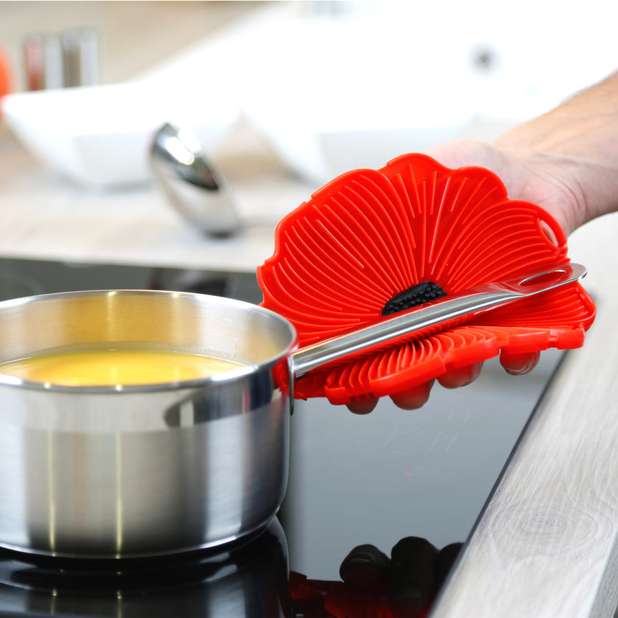 Poppy Trivet 6"